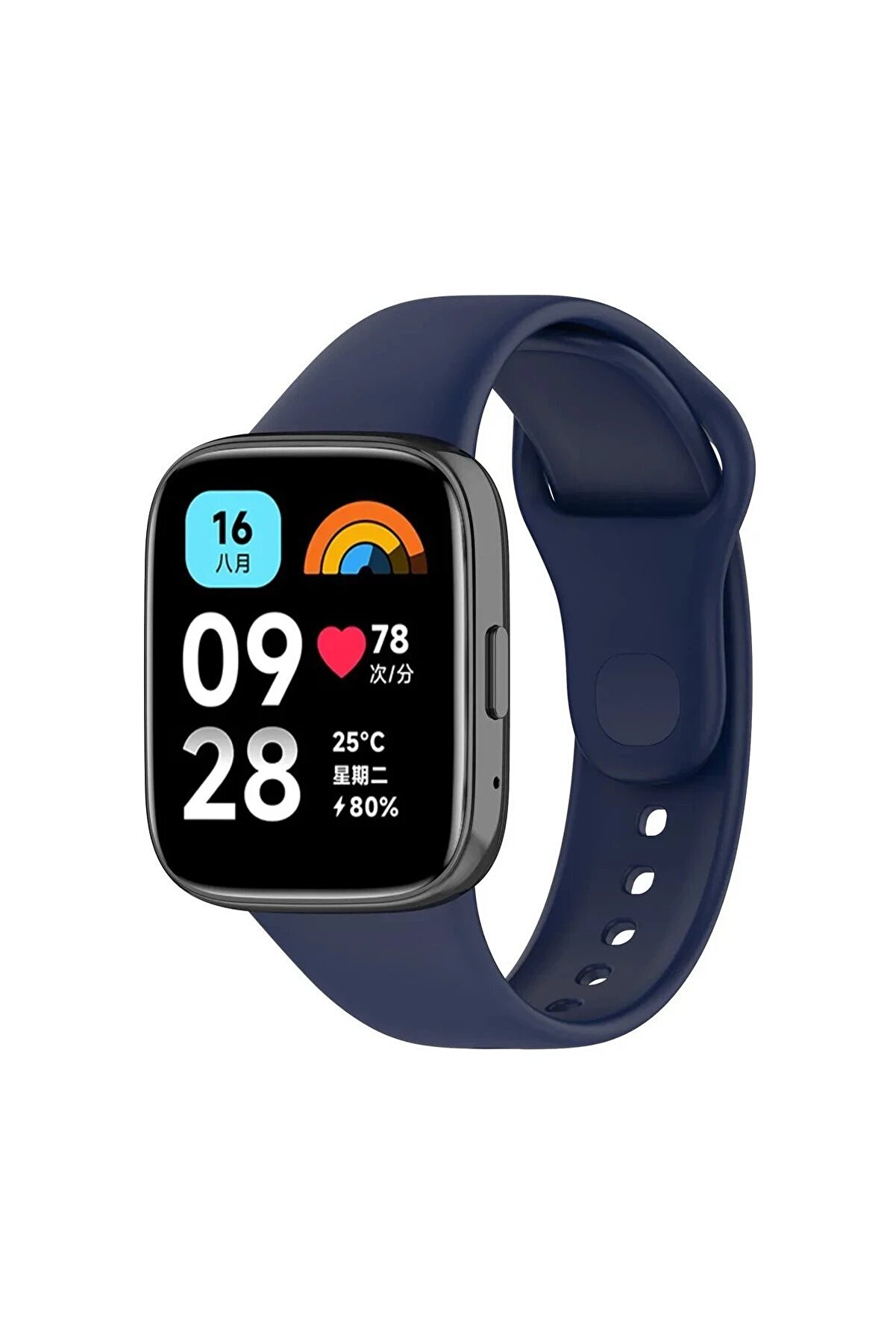 CepteToptan Xiaomi Redmi Watch 3 Active Klasik Kordon - Lacivert - DROPX6584-9464