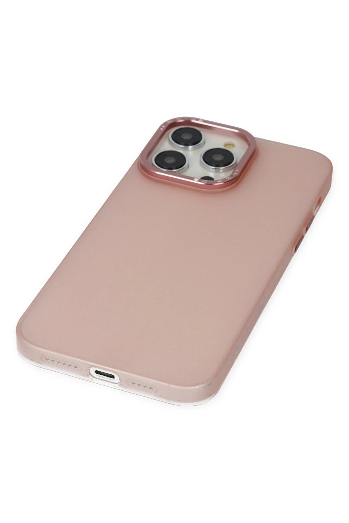 İphone 13 Pro Max Kılıf Modos Metal Kapak - Pembe - Dropx1622-6742