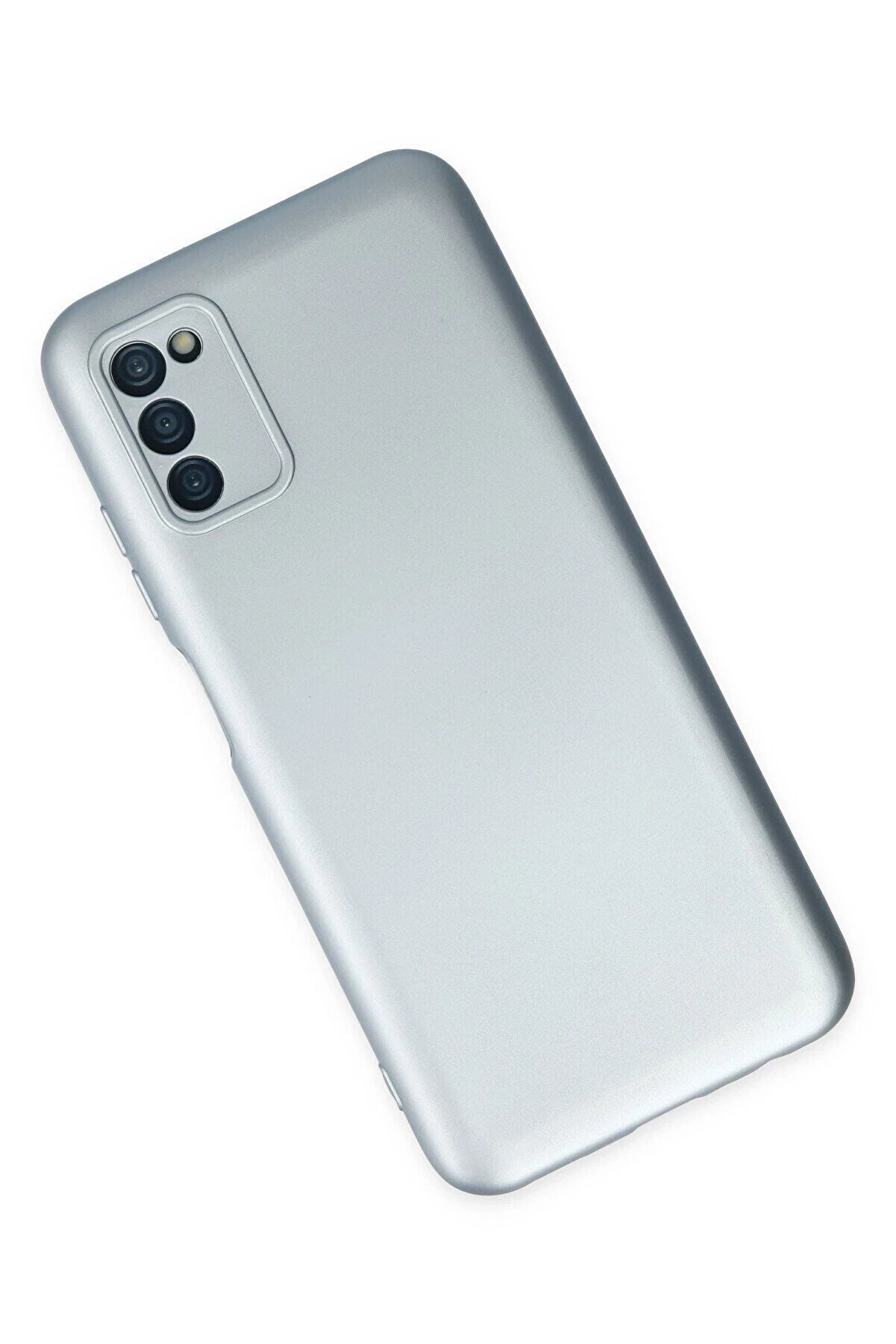 Samsung Galaxy A03S Kılıf Nano İ&ccedil;i̇ Kadi̇fe Si̇li̇kon - Sky Blue - Dropx7276-8728