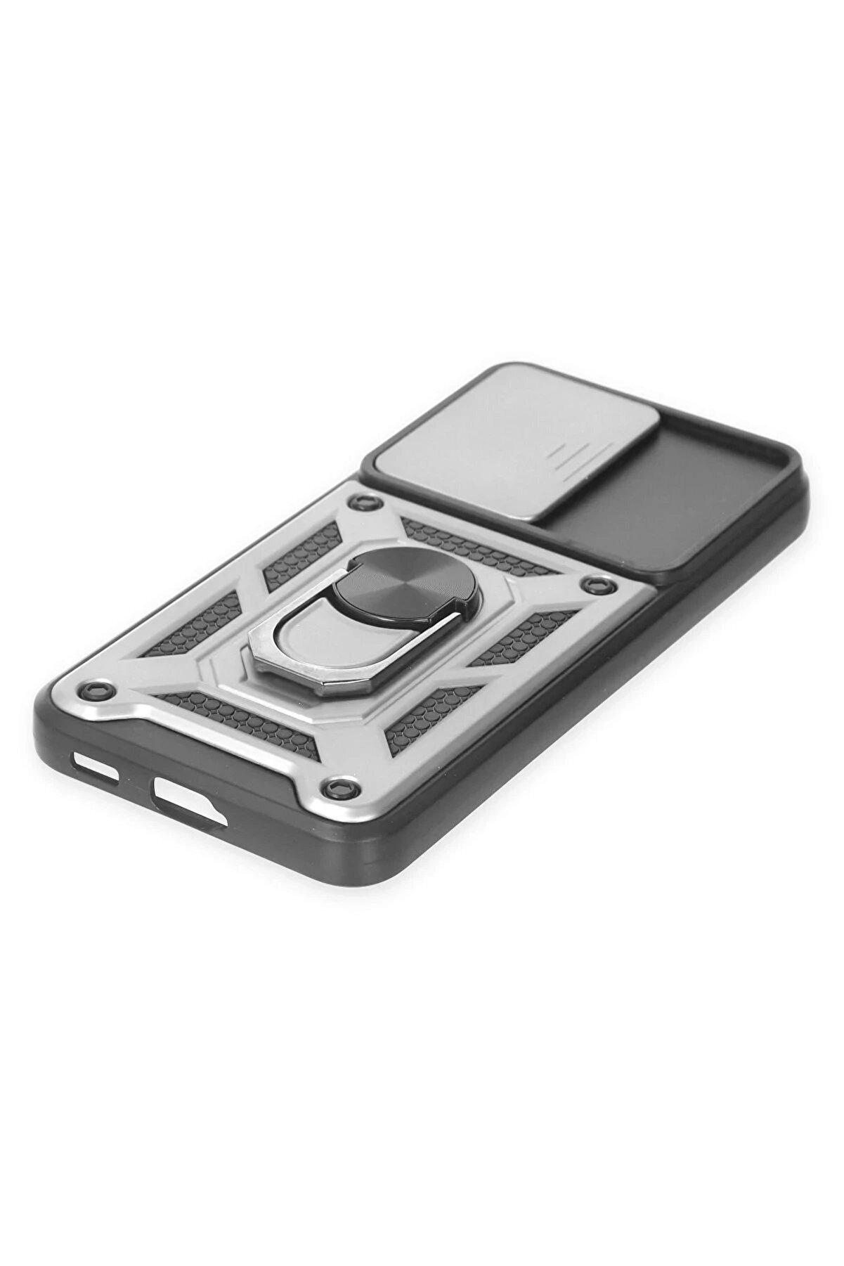 Samsung Galaxy S24 Kılıf Pars Lens Y&uuml;z&uuml;kl&uuml; Si̇li̇kon - G&uuml;m&uuml;ş - Dropx3817-3355