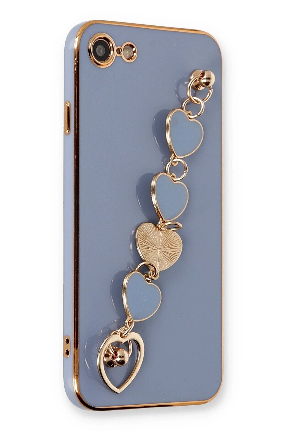 CepteToptan iPhone 7 Kılıf Esila Silikon - Gri - DROPX6540-4416