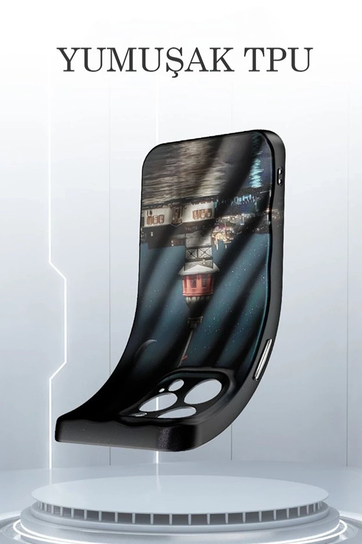 İphone 15 Kılıf Crew Desenli̇ Kapak - Kapadokya - Dropx7532-5438