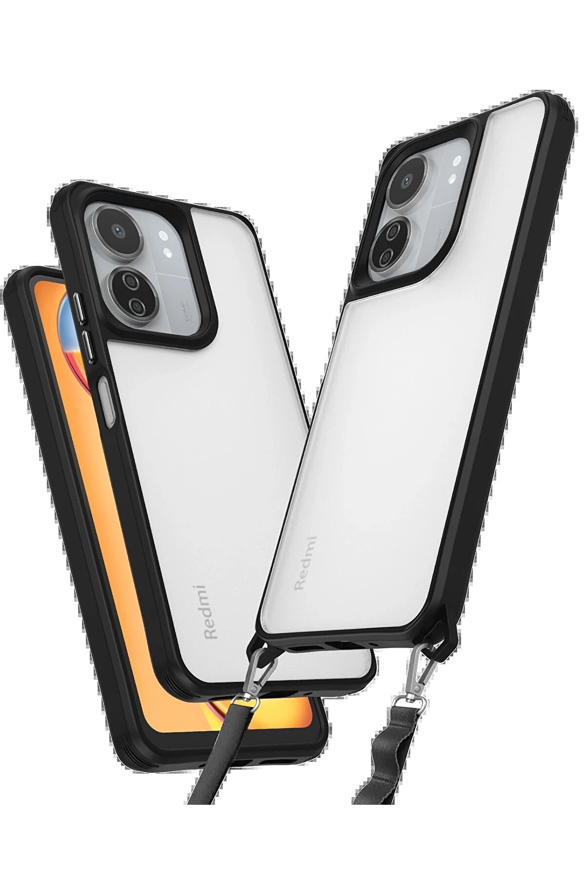 Xi̇aomi̇ Redmi̇ 13C Kılıf Penta Si̇li̇kon Kılıf - Şeffaf - Dropx9361-6951