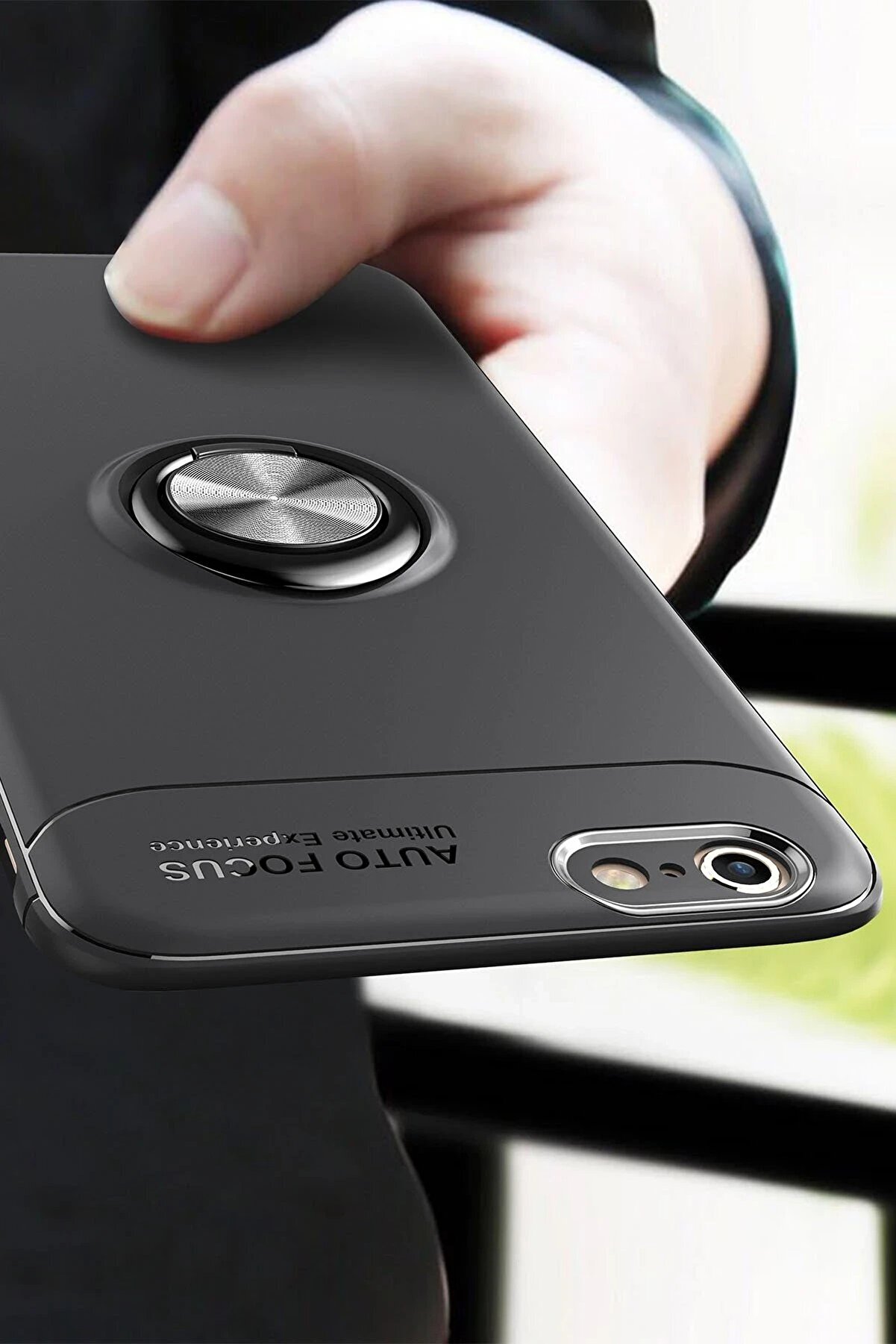 İphone 6 Kılıf Range Yüzüklü Si̇li̇kon - Kırmızı - Dropx3281-2277