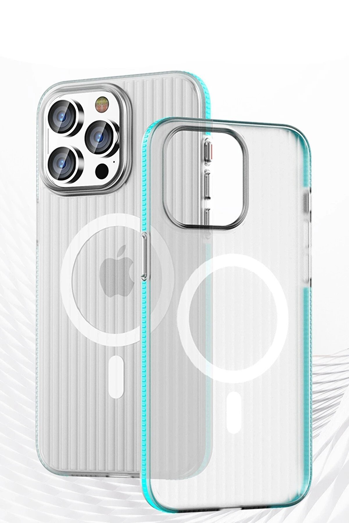 İphone 16 Li̇ne Magsafe Kapak - Gri̇ - Dropx7428-2102