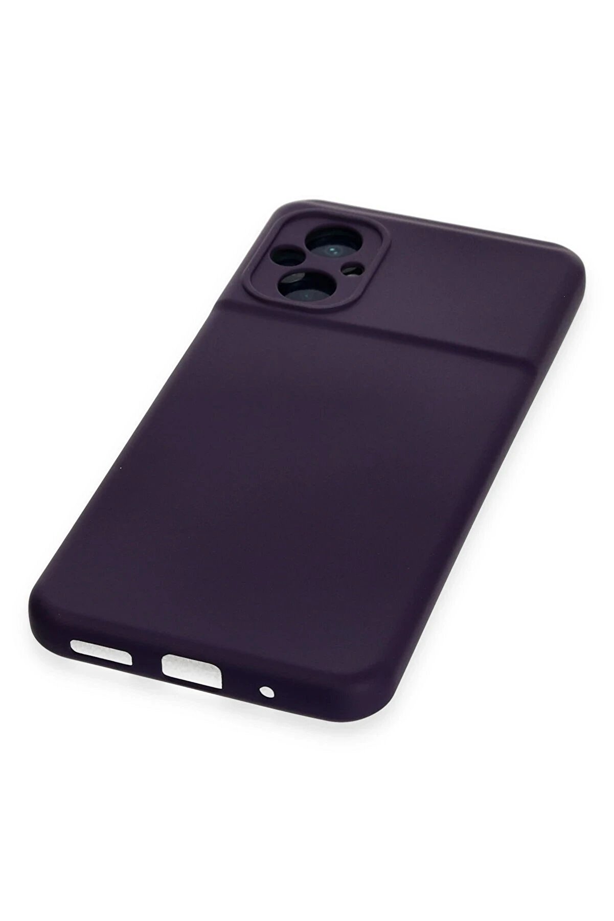 Xi̇aomi̇ Poco M5 Kılıf Nano İçi̇ Kadi̇fe Si̇li̇kon - Mor - Dropx9284-7319