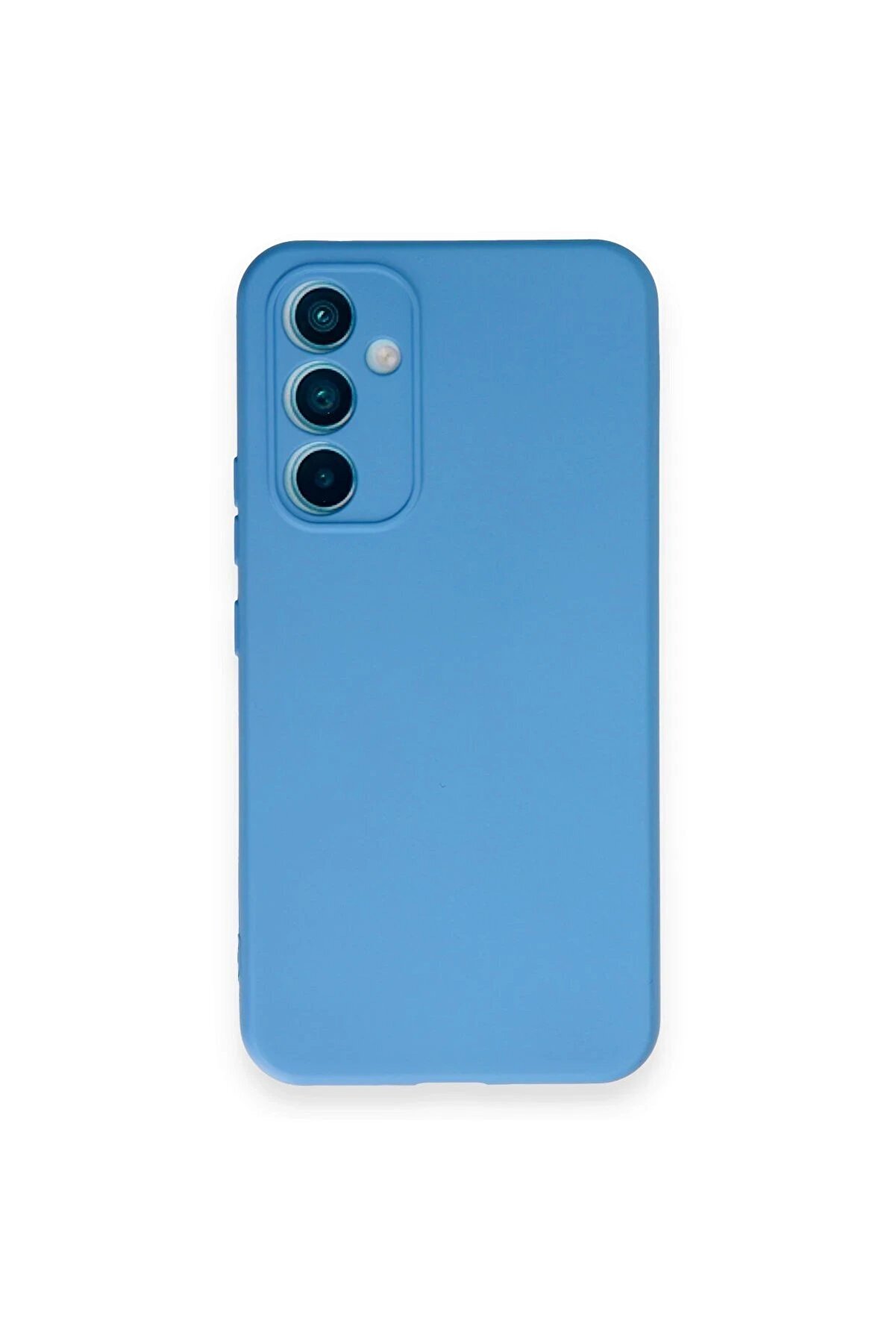 CepteToptan Samsung Galaxy A54 5G Kılıf Nano içi Kadife Silikon - Mavi - DROPX3528-7654