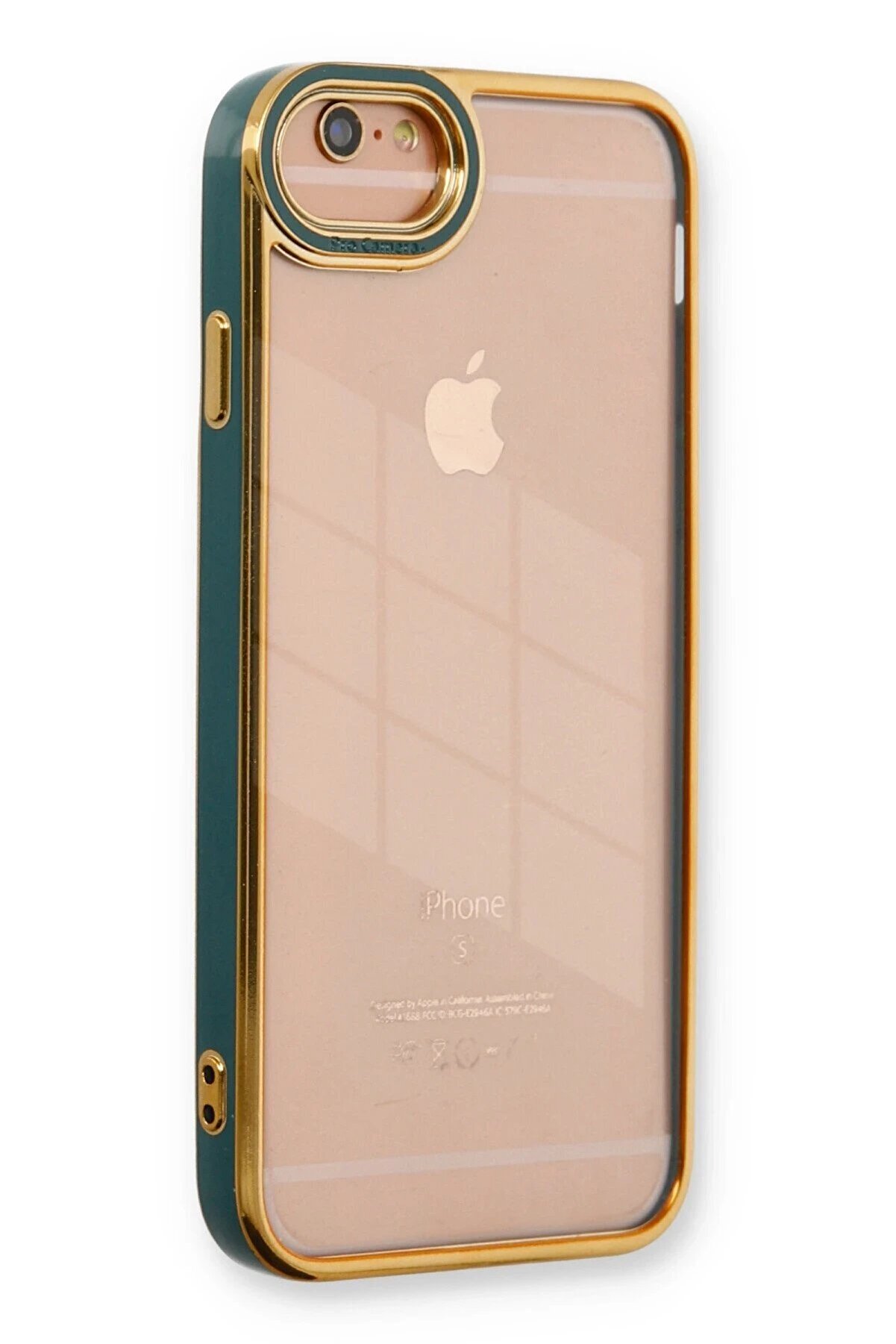 CepteToptan iPhone 6 Kılıf Liva Lens Silikon - Yeşil - DROPX6454-7538