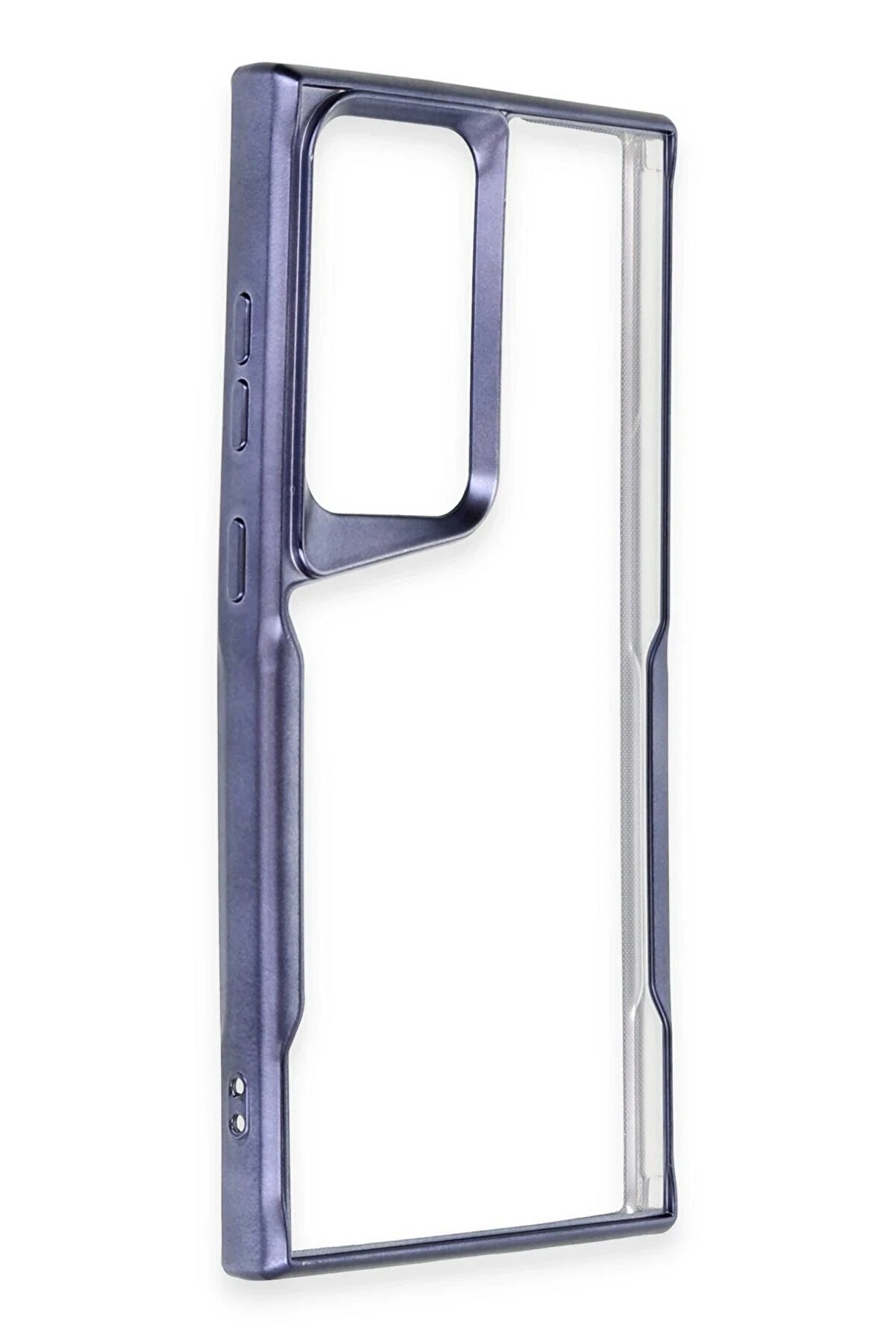 Samsung Galaxy S25 Ultra Kılıf Boyi̇ Si̇li̇kon Kapak - Laci̇vert - Neo4617-5154