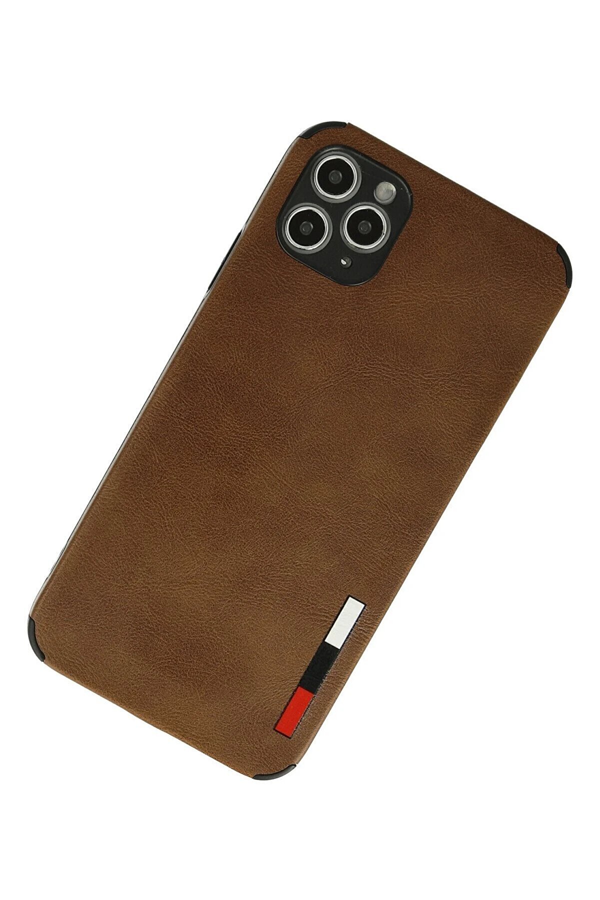 İphone 11 Pro Max Kılıf Loop Deri̇ Si̇li̇kon - Kahverengi̇ - Dropx2325-8311