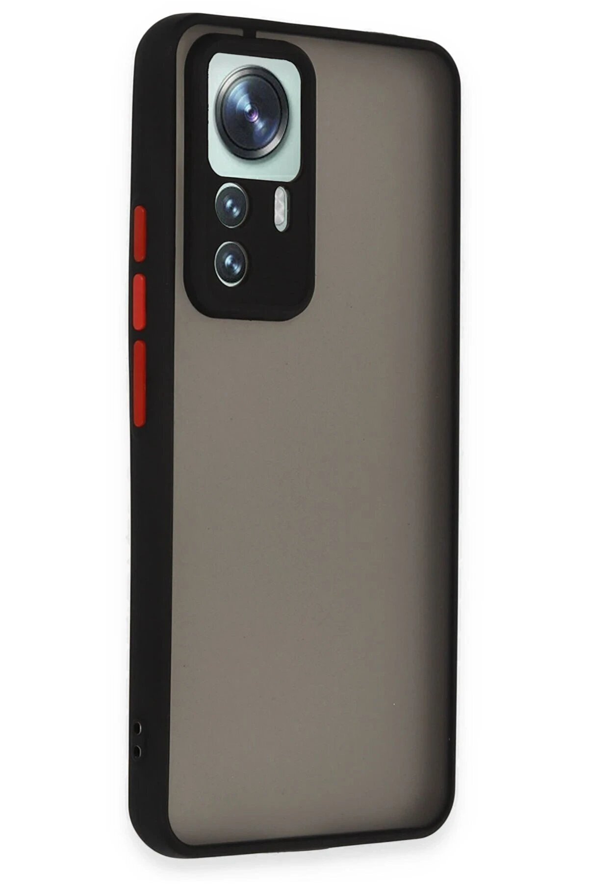Xi̇aomi̇ Mi̇ 12T Pro Kılıf Montreal Si̇li̇kon Kapak - Si̇yah - Dropx4138-1306