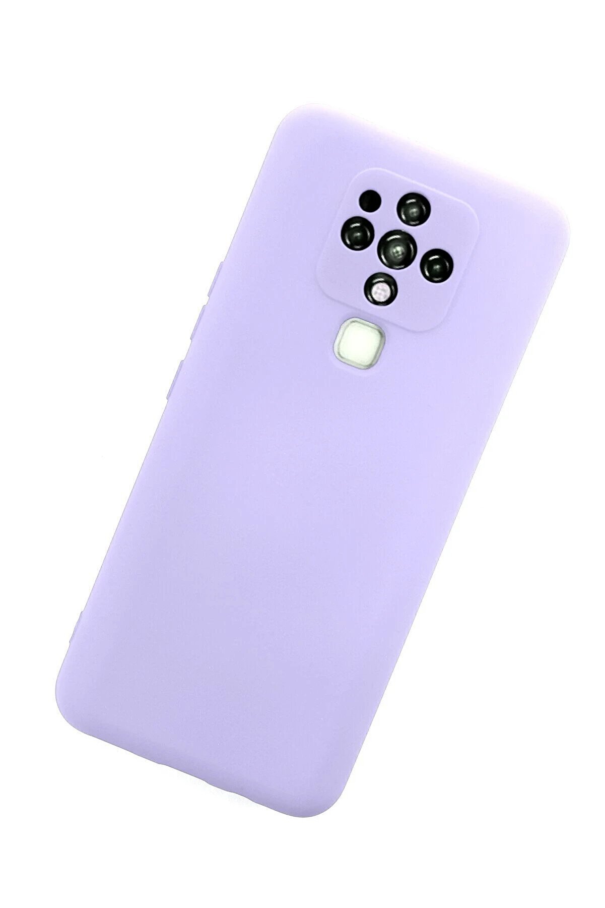 Tecno Camon 16 Kılıf Nano İ&ccedil;i̇ Kadi̇fe Si̇li̇kon - Li̇la - Dropx6811-3891