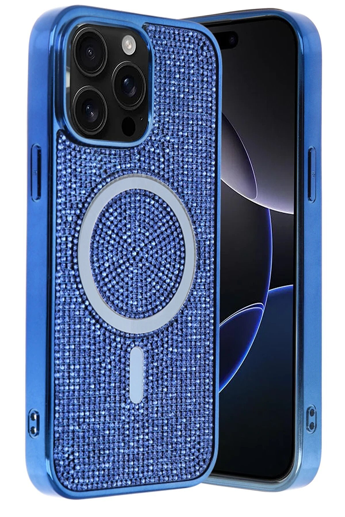 Apple İphone 12 Pro Helen Magsafe Kapak - Laci̇vert - Dropx3552-2738