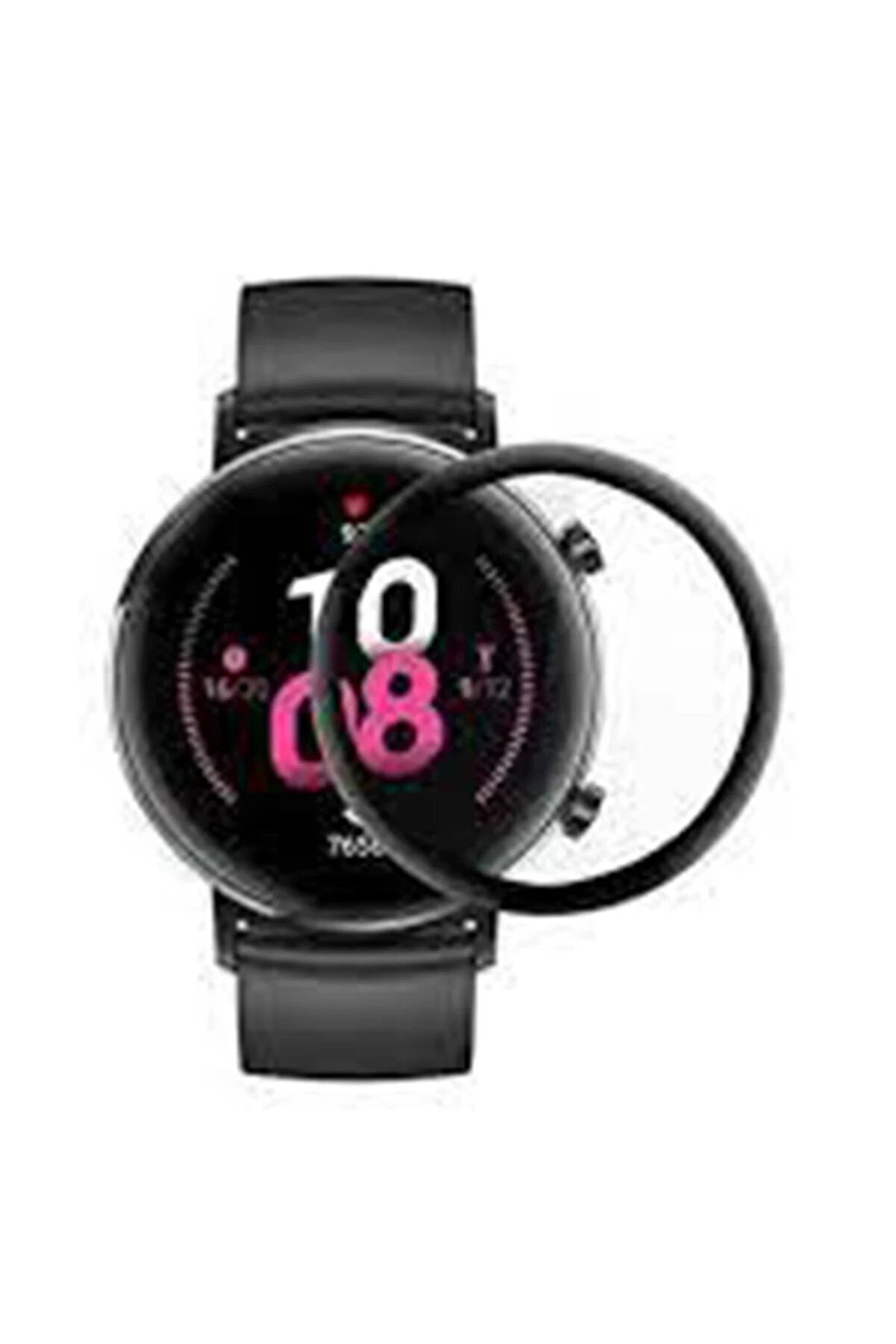 Huawei̇ Watch Gt2E Polymer Nano Ekran Koruyucu - Şeffaf - Dropx7507-1705