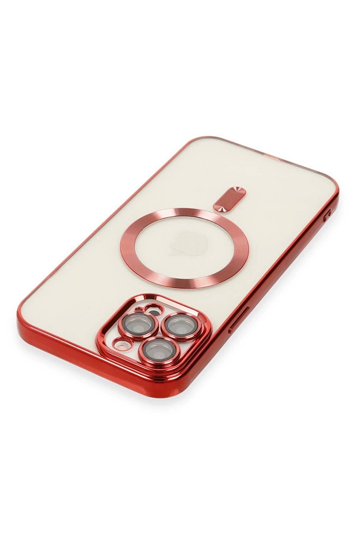 İphone 12 Pro Max Kılıf Kross Magneti̇csafe Kapak - Kırmızı - Dropx1203-7908