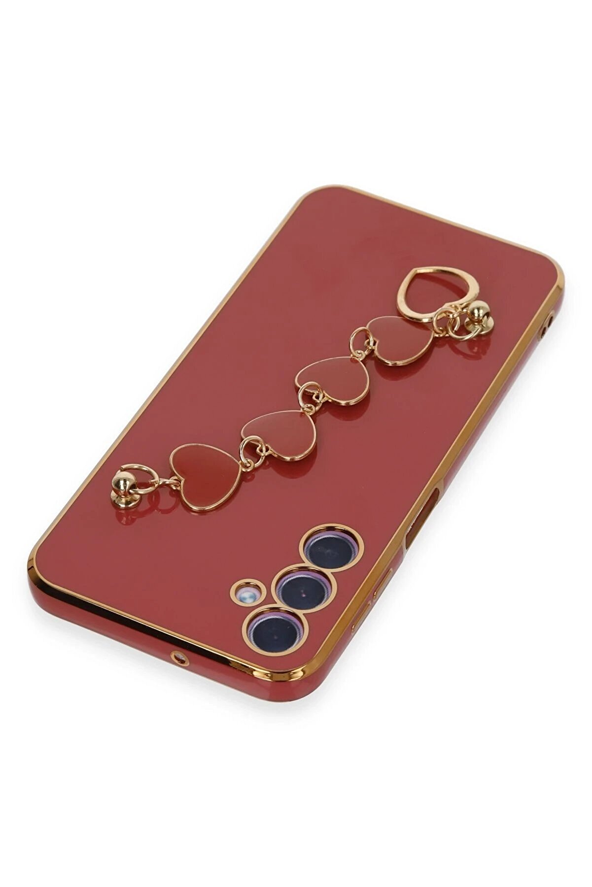 Samsung Galaxy A24 4G Kılıf Esi̇la Si̇li̇kon - Kırmızı - Dropx5431-5994