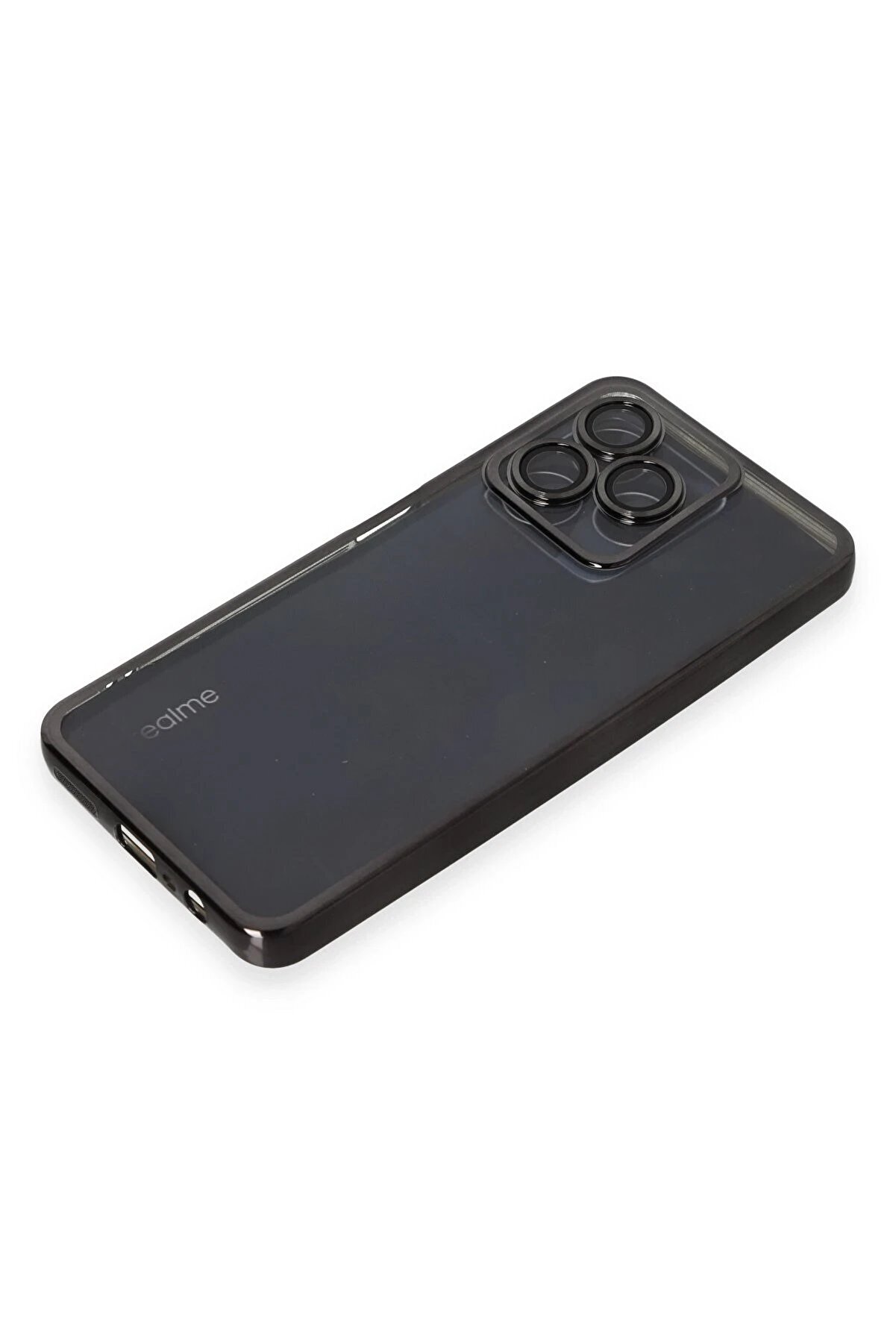 Realme C53 Kılıf Lensli̇ Si̇li̇kon - Si̇yah - Dropx8232-9976