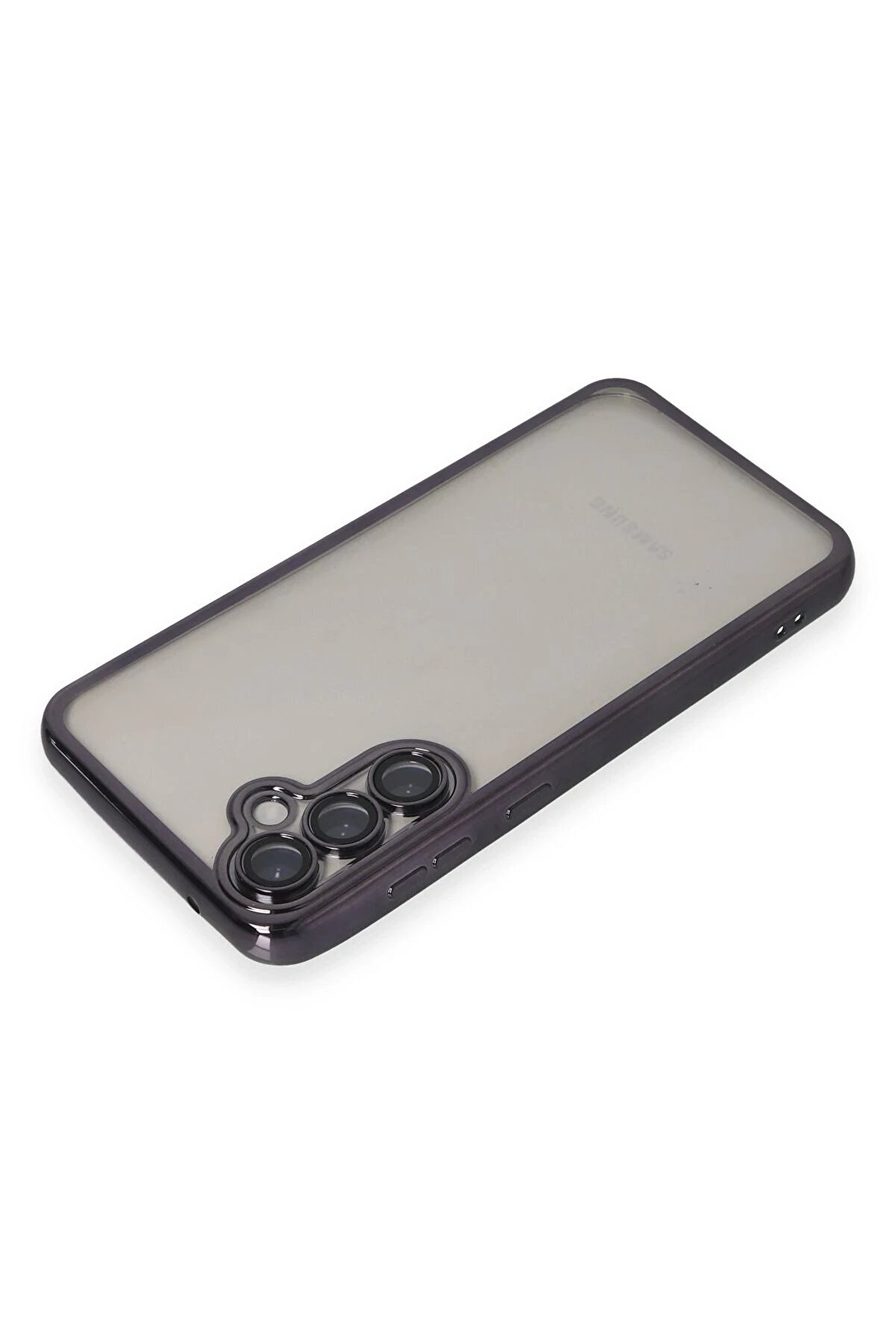 Samsung Galaxy S23 Fe Kılıf Lensli̇ Si̇li̇kon - Mor - Dropx6425-9731