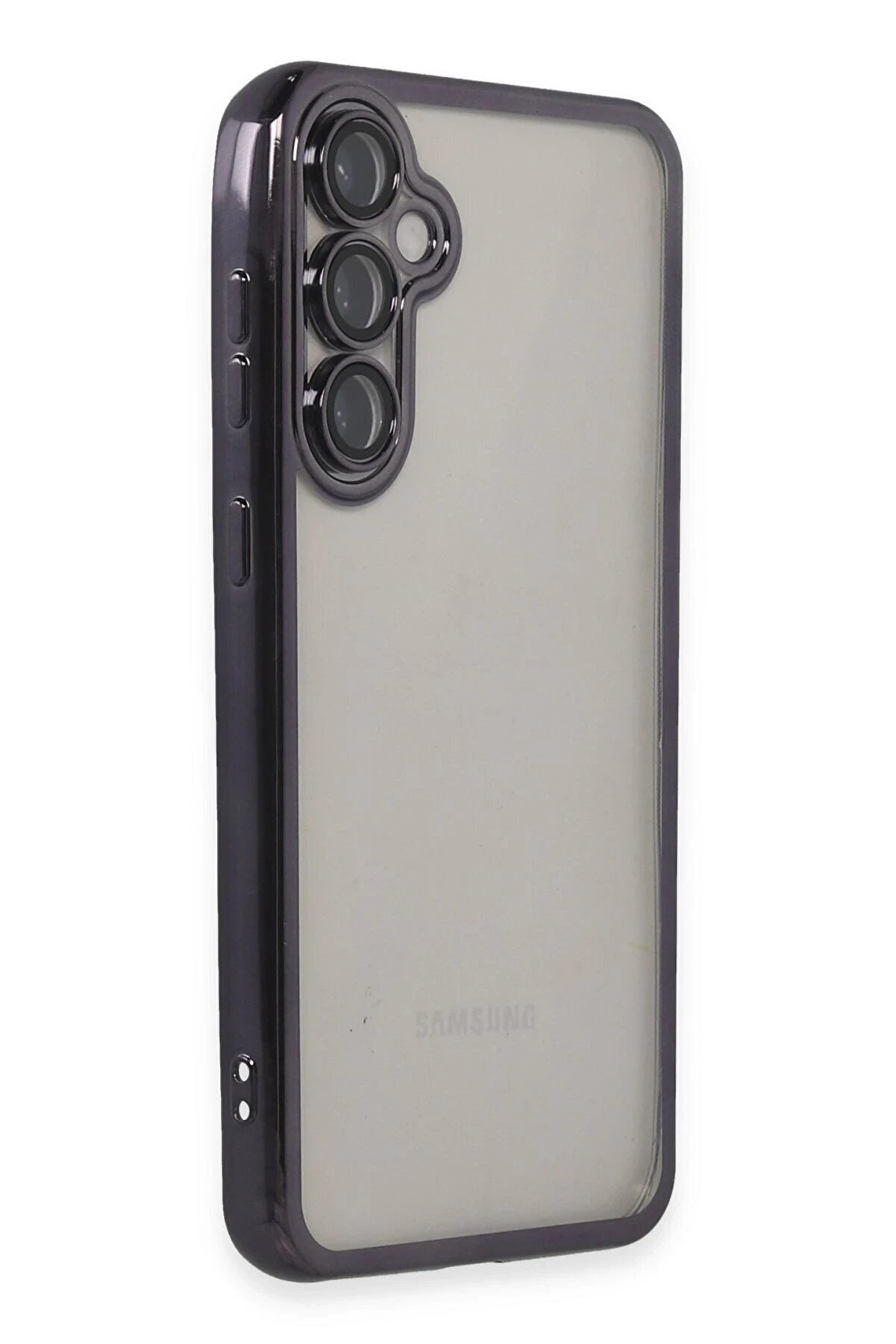 Samsung Galaxy S23 Fe Kılıf Lensli̇ Si̇li̇kon - Mor - Dropx6425-9731