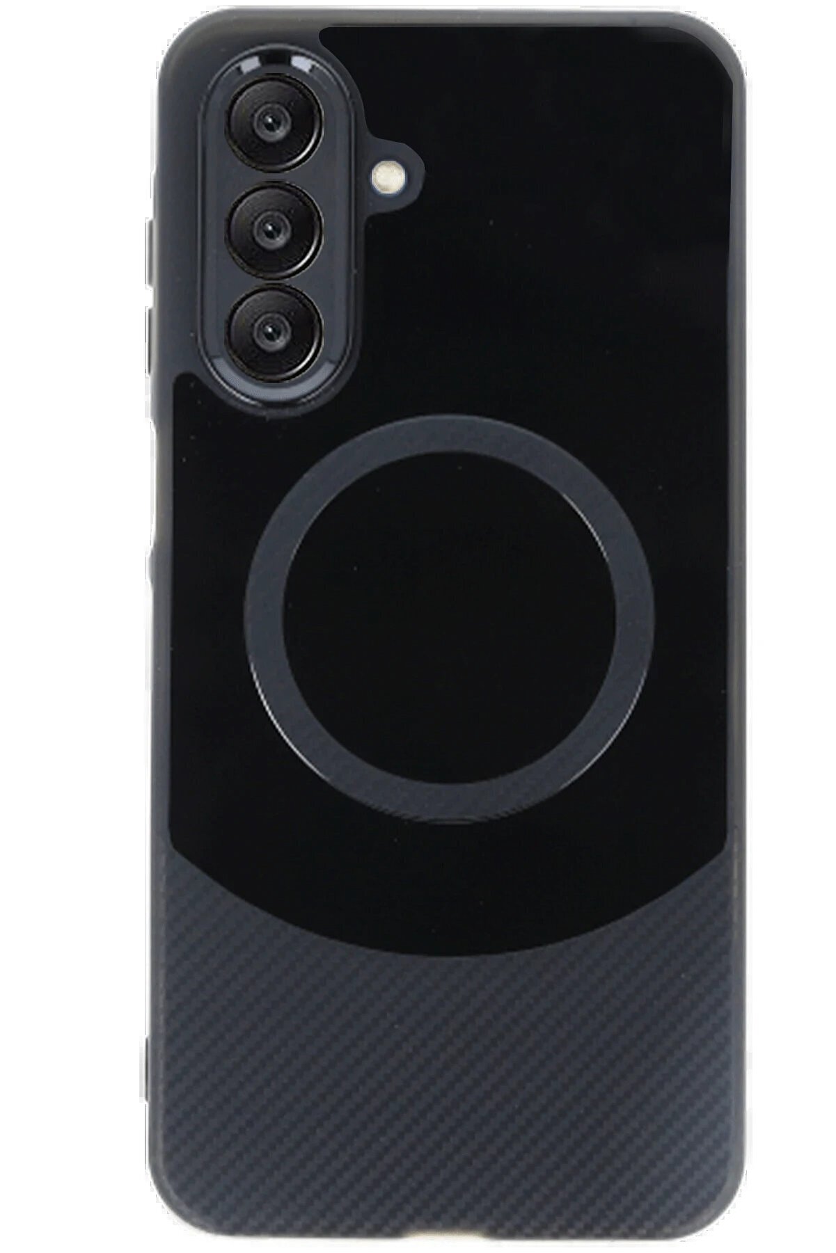 Samsung A26 Kılıf Maya Karbon Kapak - Si̇yah - Dropx7206-7530