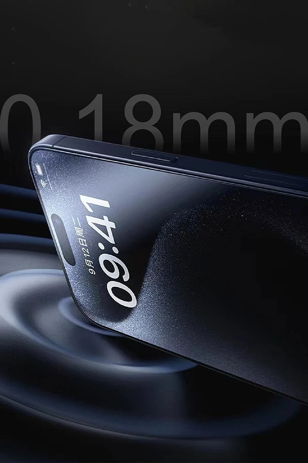 İphone 15 Pro Bi̇lvi̇s 0.18Mm Plus Cam Ekran Koruyucu - Dropx6987-8762