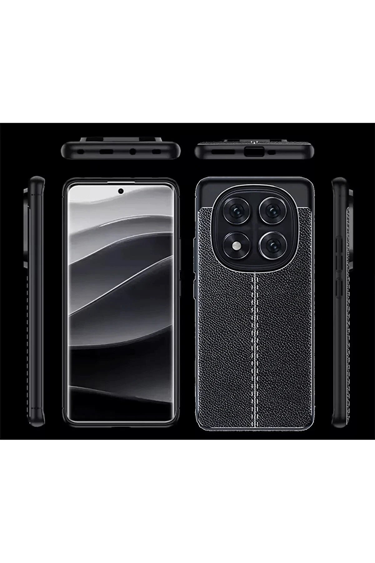 Xi̇aomi̇ Redmi̇ Note 14 Pro 4G Kılıf Auto Focus Kapak - Si̇yah - Dropx7481-2744