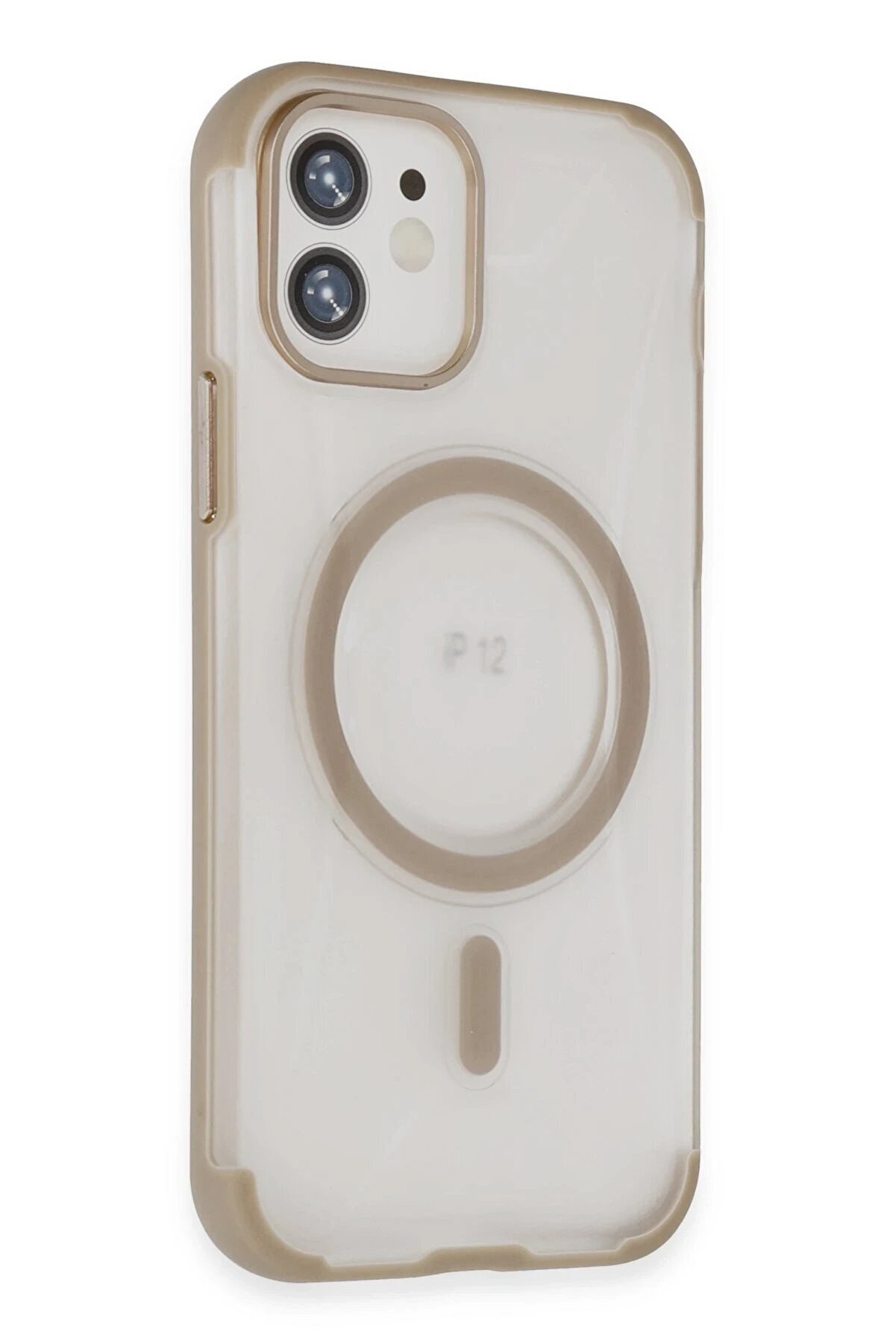 İphone 12 Hi̇lton Magsafe Kapak - Gold - Dropx3429-7698