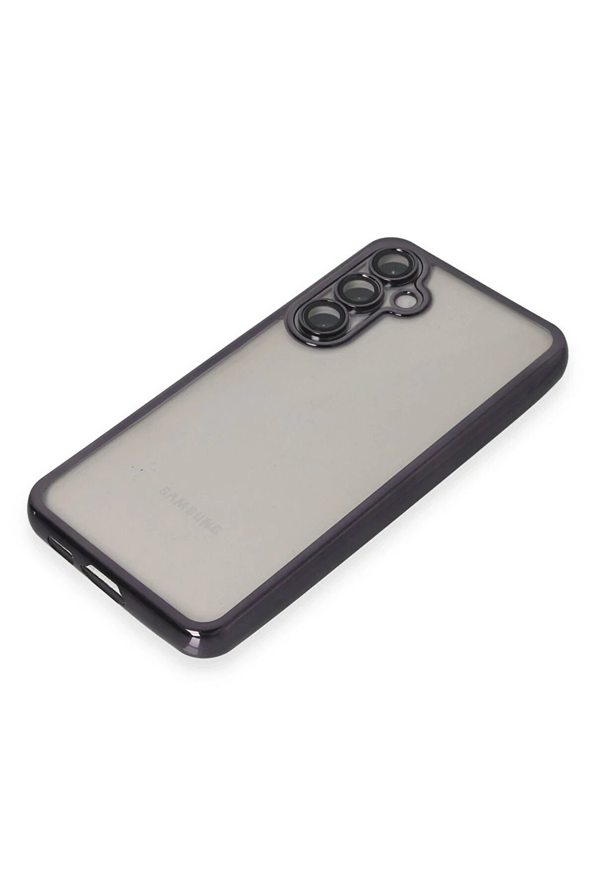 Samsung Galaxy S23 Fe Kılıf Lensli̇ Si̇li̇kon - Mor - Dropx6425-9731