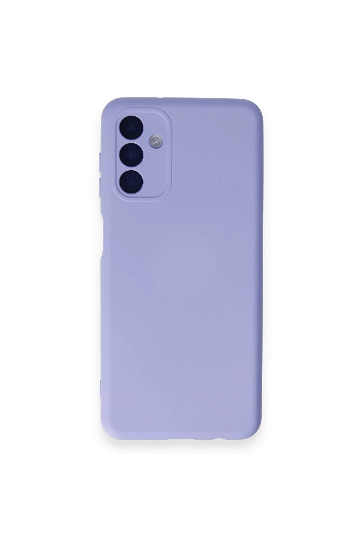 CepteToptan Samsung Galaxy A14 4G Kılıf Nano i&ccedil;i Kadife Silikon - Lila - DROPX4732-3157