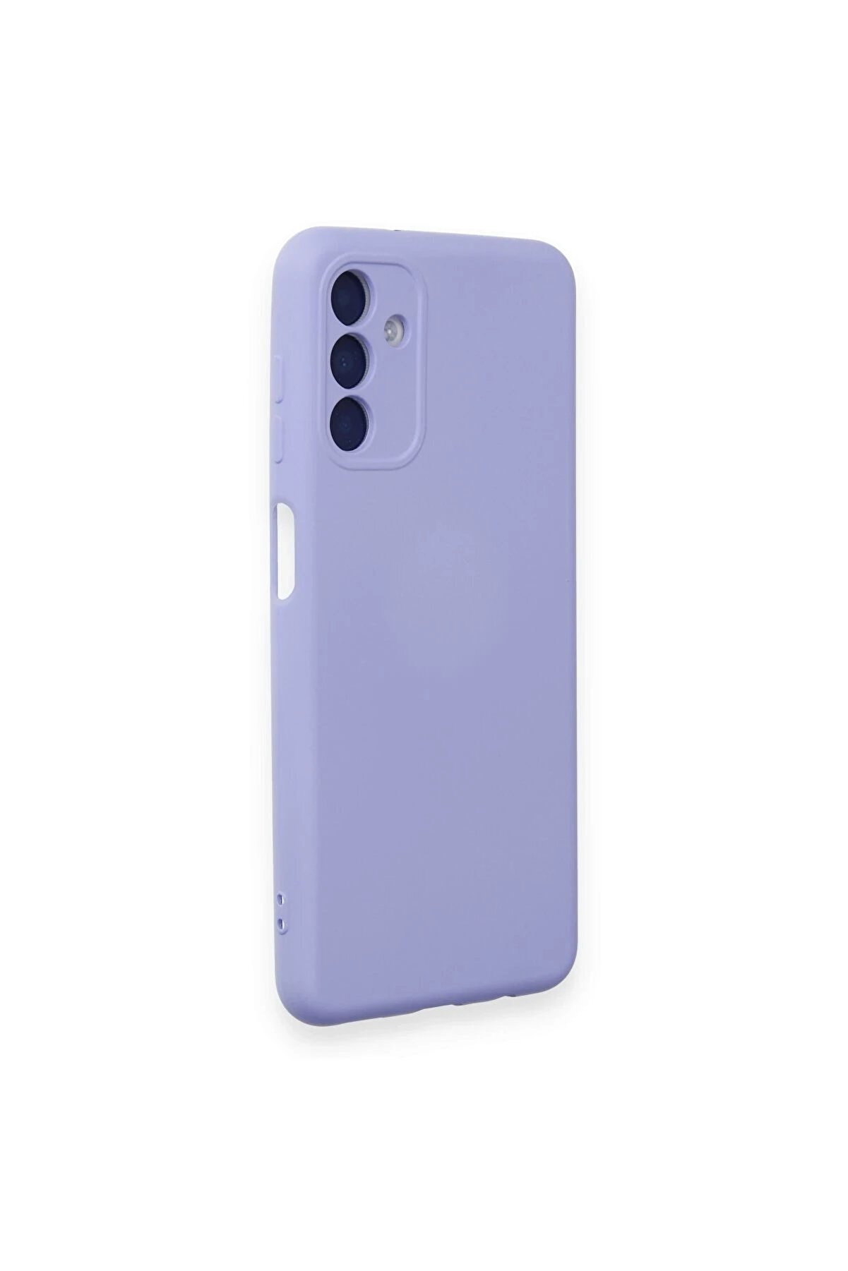 Samsung Galaxy A14 4G Kılıf Nano İ&ccedil;i̇ Kadi̇fe Si̇li̇kon - Li̇la - Dropx4732-3157