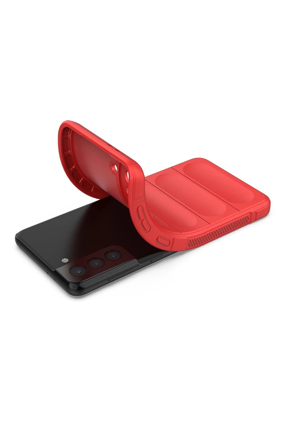 Samsung Galaxy S22 Plus Kılıf Opti̇mum Si̇li̇kon - Kırmızı - Dropx6930-4110