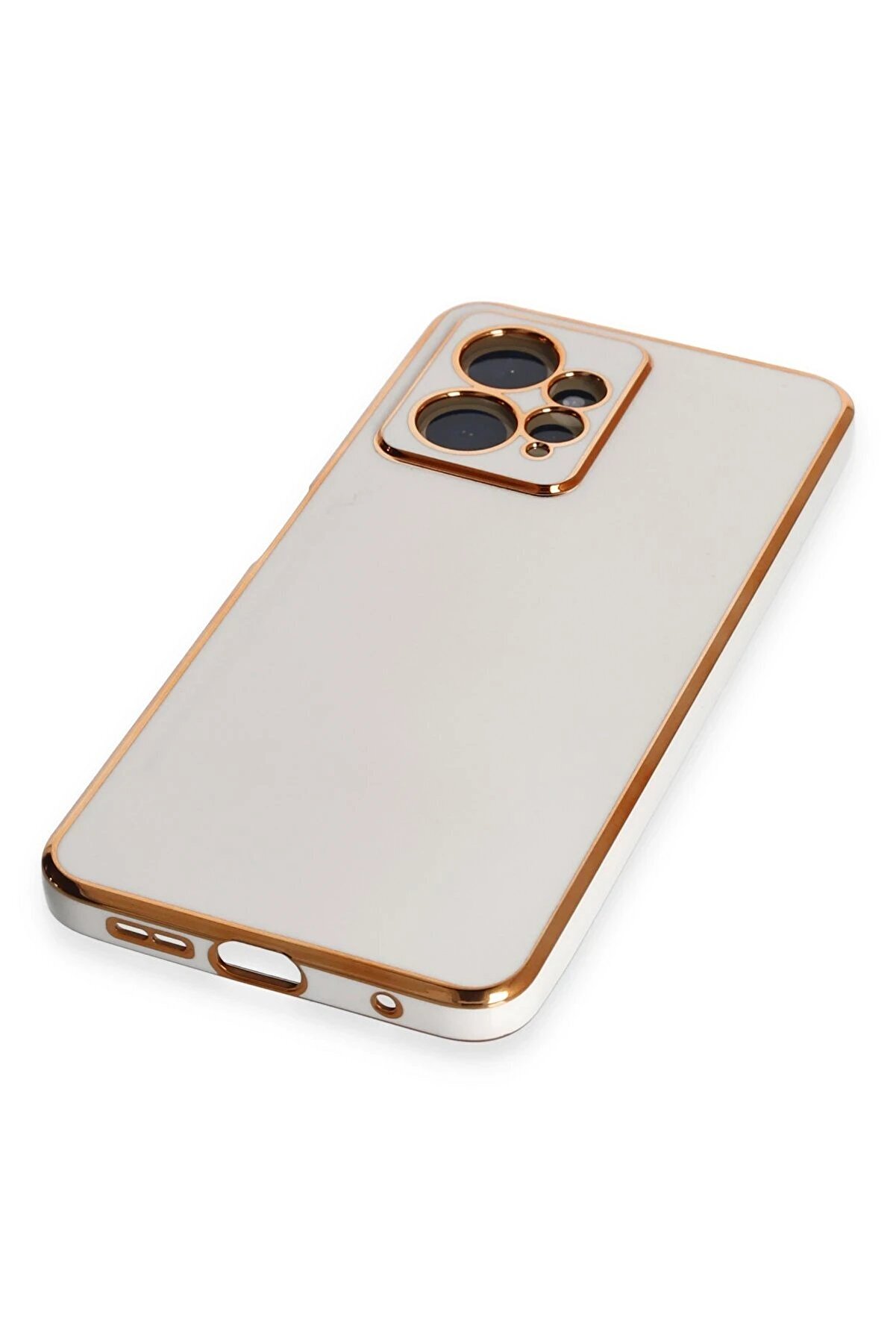 Xi̇aomi̇ Redmi̇ Note 12 4G Kılıf Volet Si̇li̇kon - Beyaz - Dropx7984-5688