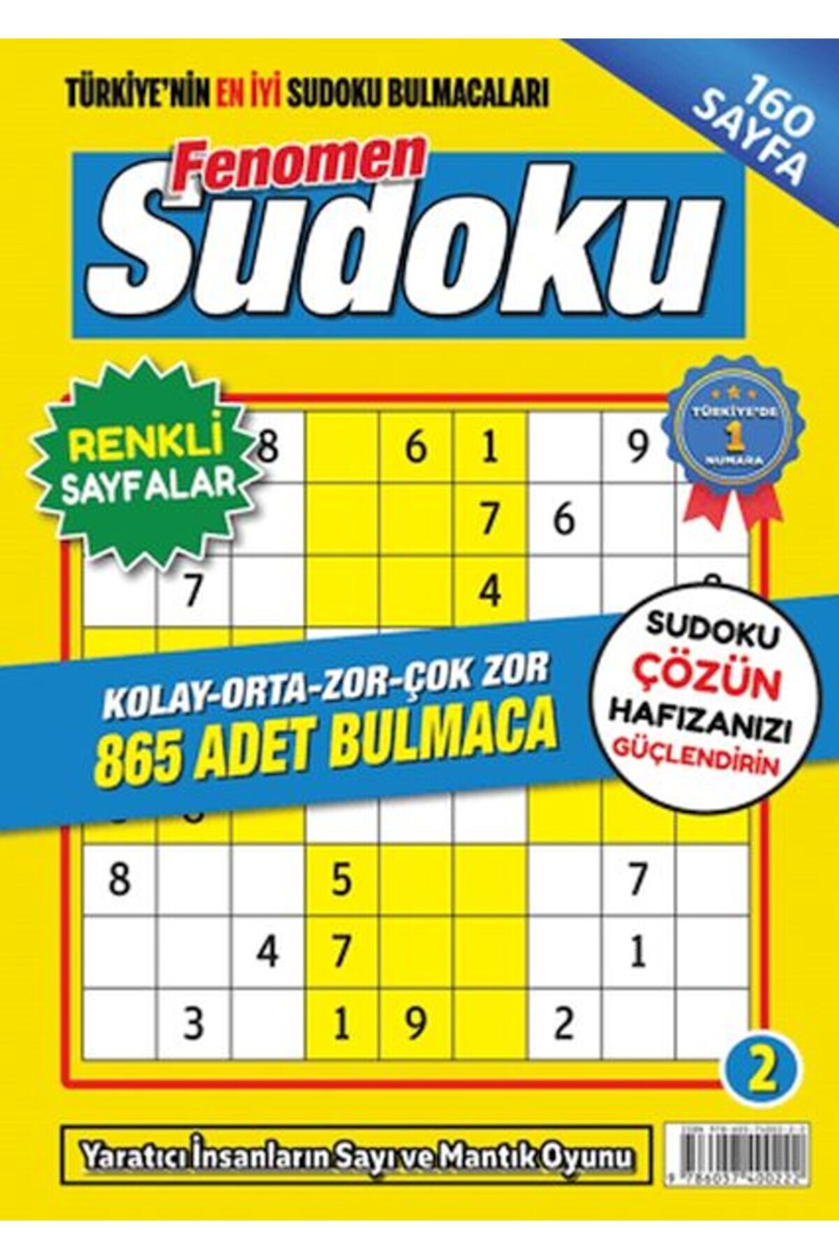 Ti̇maş Yayınları Fenomen Sudoku 2