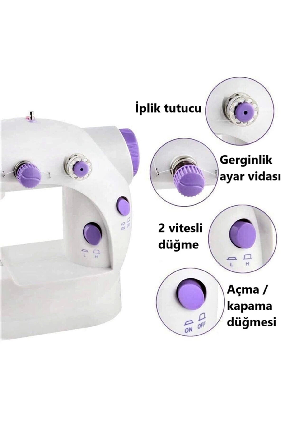 Mi̇ni̇ Ev Di̇ki̇ş Maki̇nesi̇ Pedallı Sewıng Machi̇ne