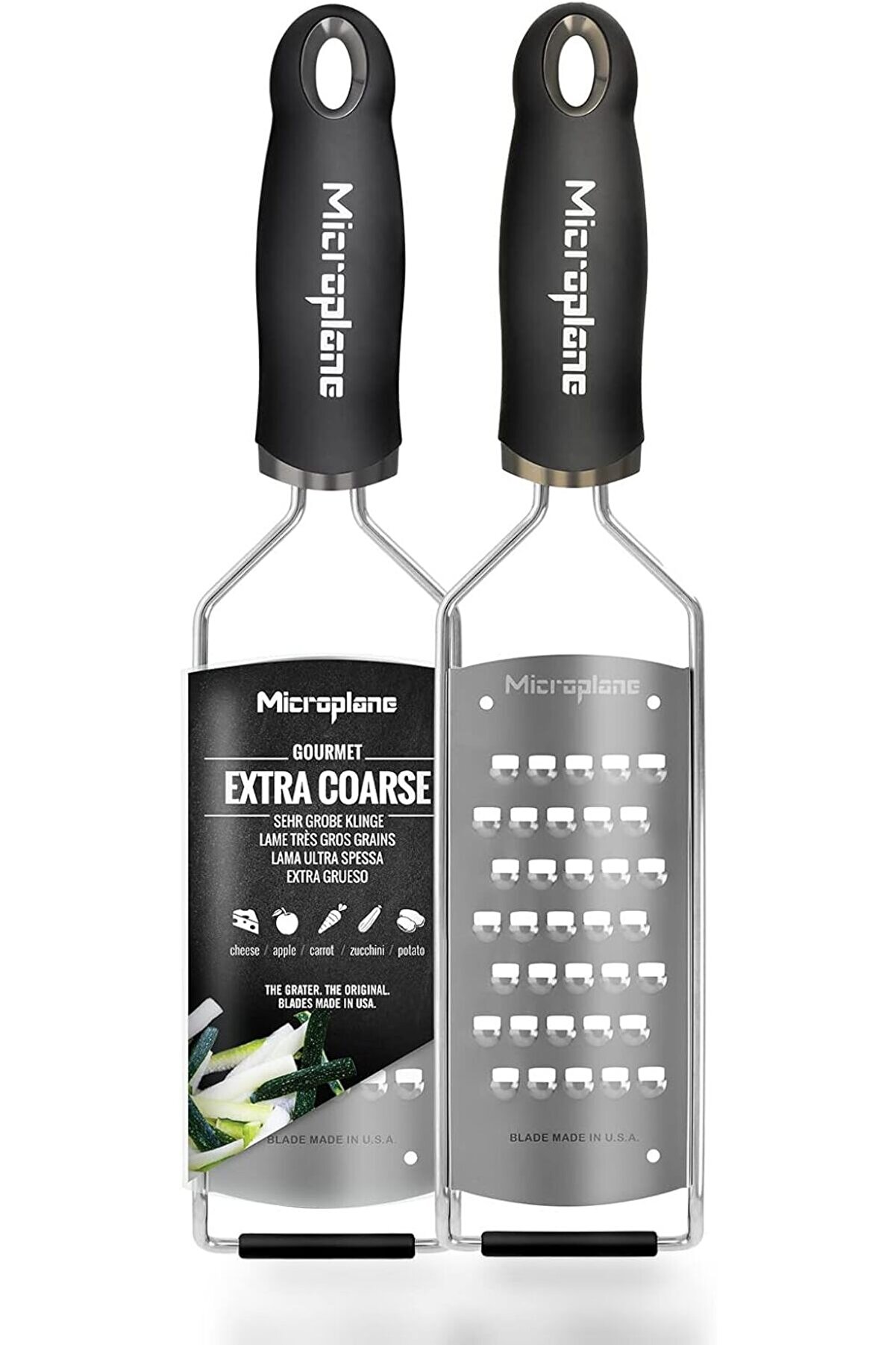 STOREMAX Microplane Mutfak Rendesi Çok Kaba Patates, Kabak, Havuç, Elma, Lahana Ve Peynir Için Paslanmaz Çel