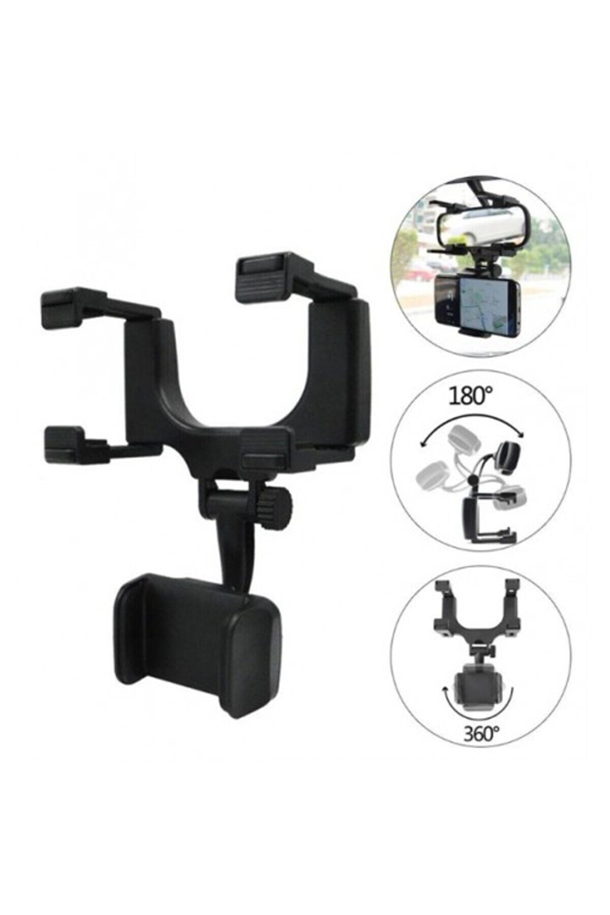 Ethab Ti̇caret Araba Di̇ki̇z Aynasına Takılan Telefon Tutucu