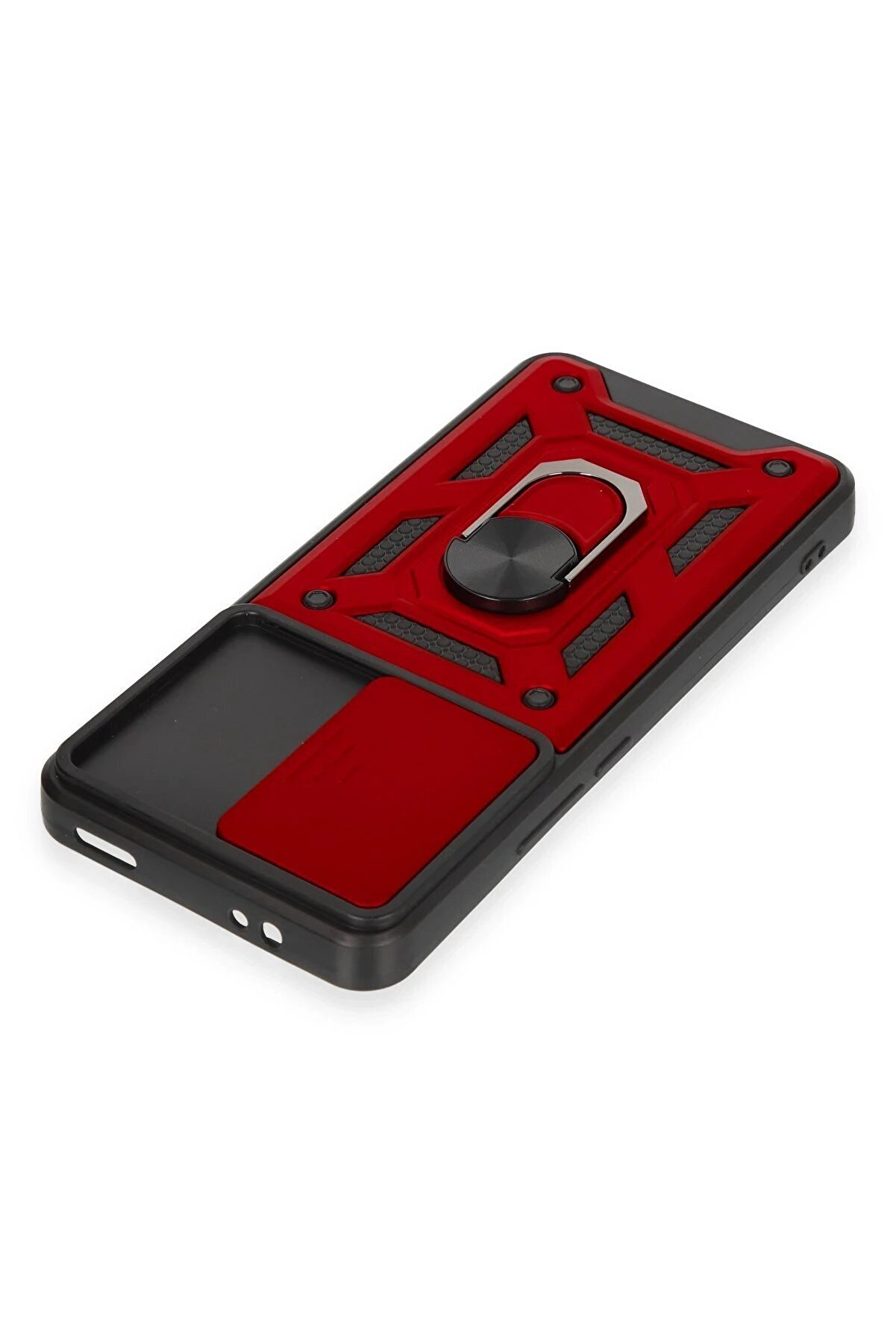 Xi̇aomi̇ Mi̇ 12T Pro Kılıf Pars Lens Y&uuml;z&uuml;kl&uuml; Si̇li̇kon - Kırmızı - Dropx8526-4125