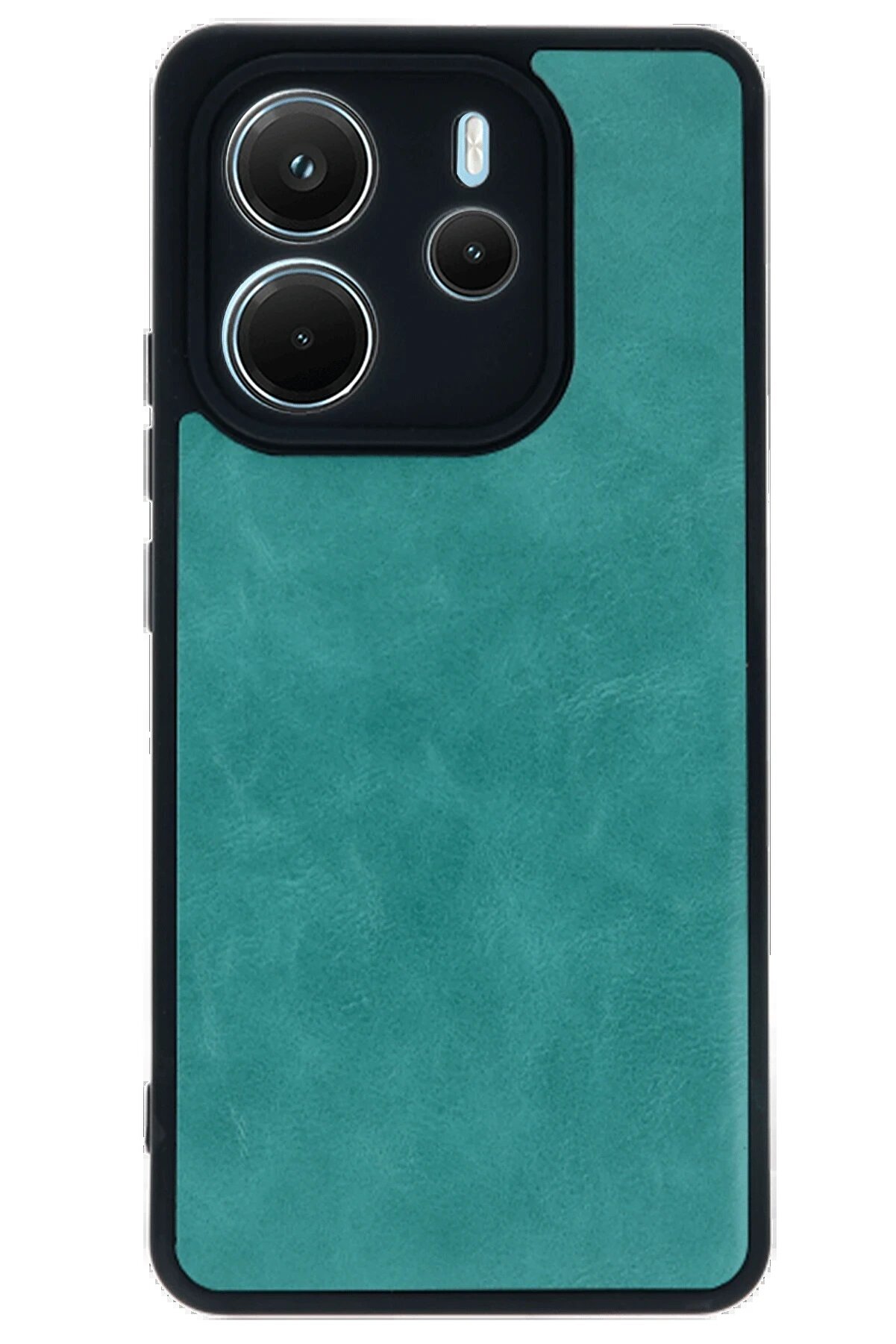 Xi̇aomi̇ Redmi̇ Note 14 4G Kılıf Aras Deri̇ Kapak - Açık Yeşi̇l - Dropx5364-7105