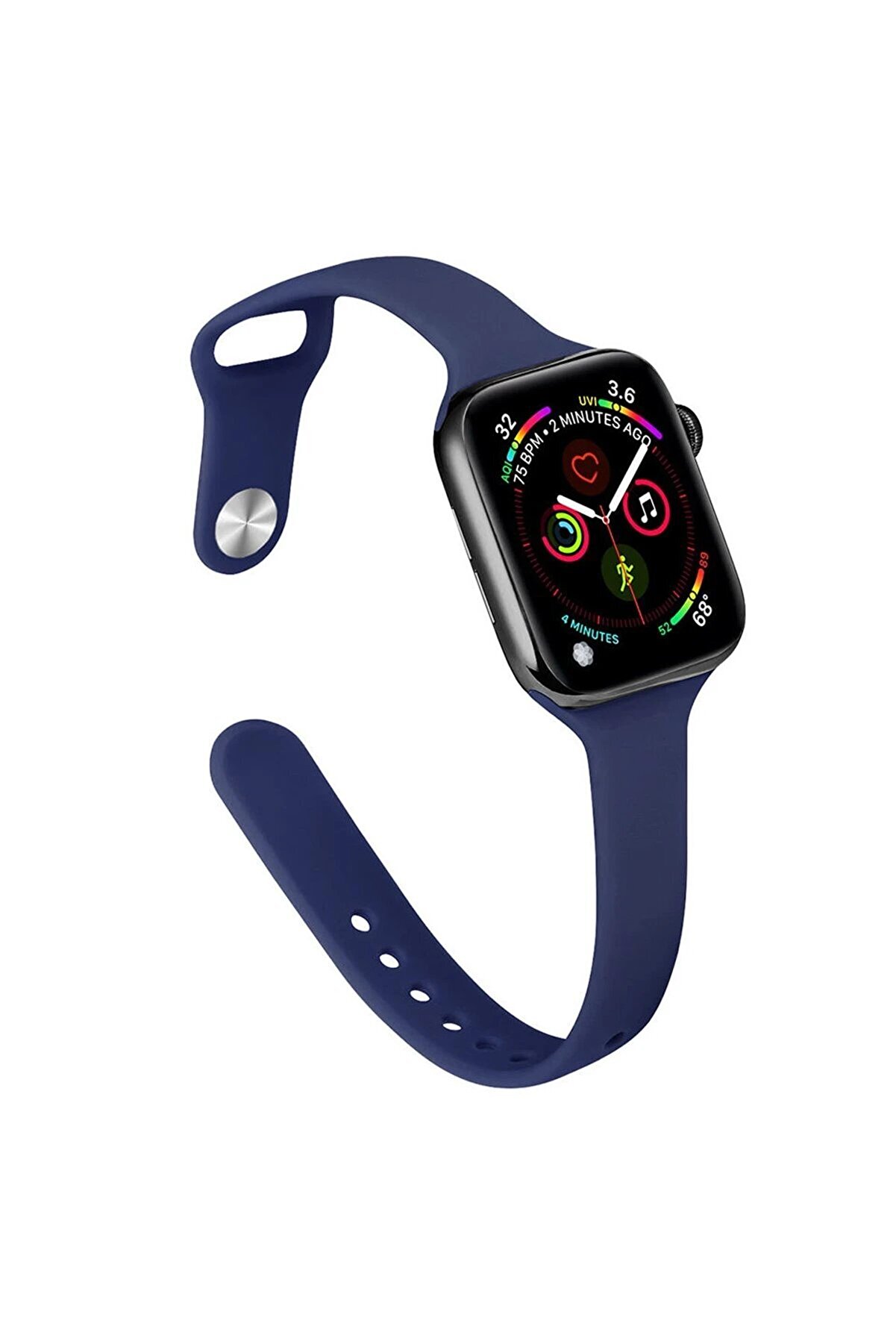 CepteToptan Apple Watch 38mm Klasik Kordon - Lacivert - DROPX5723-7326