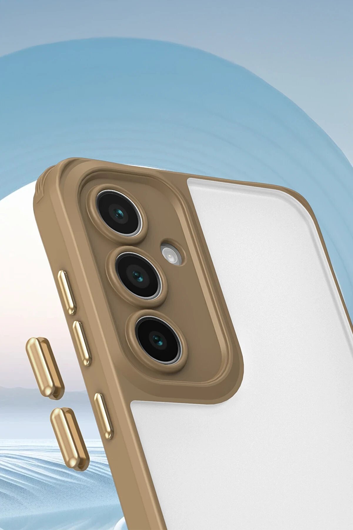 Newface Samsung Galaxy A25 5G Kılıf Penta Si̇li̇kon Kılıf - Laci̇vert Uyumlu