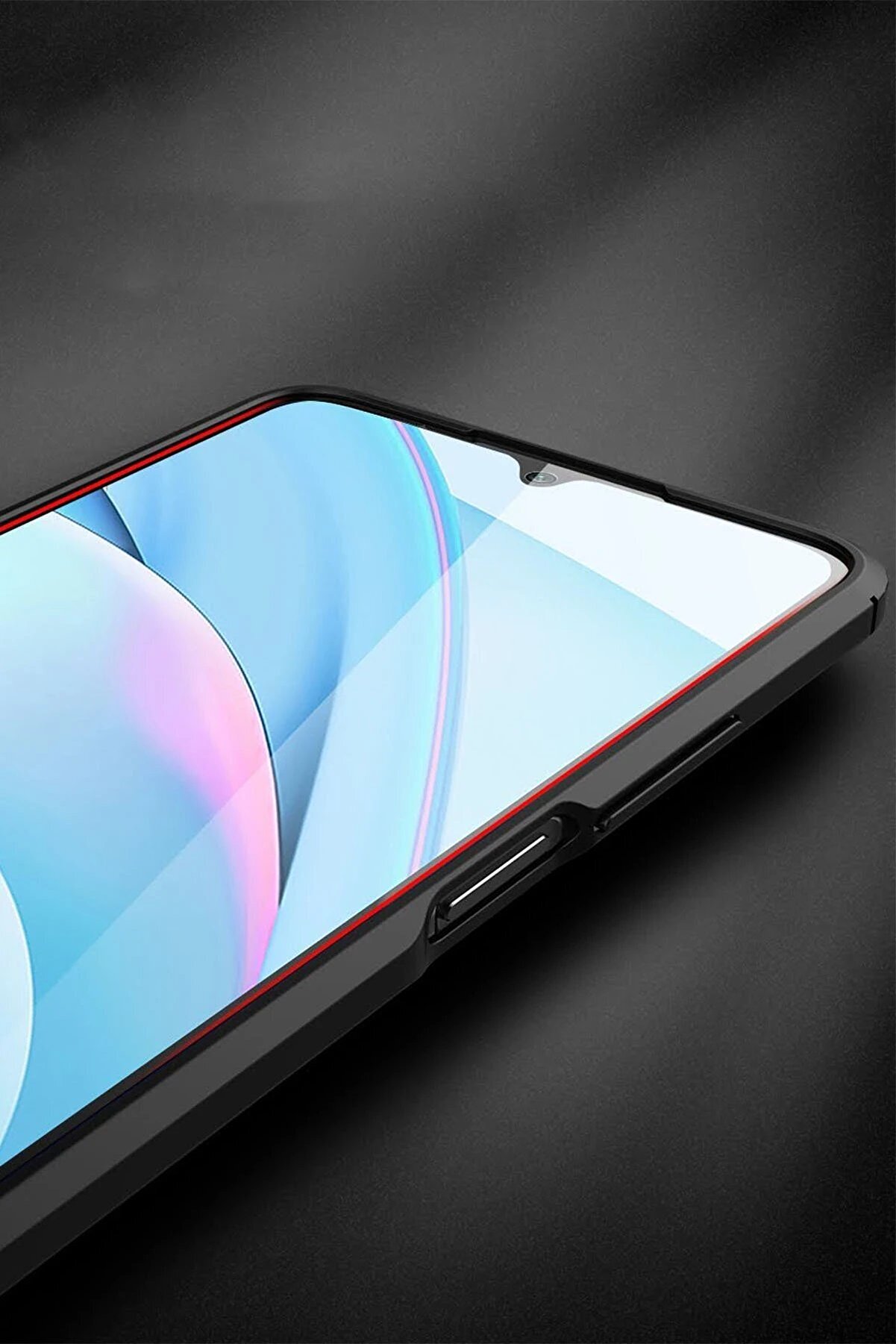 Xi̇aomi̇ Redmi̇ 9T Kılıf Auto Focus Kapak - Si̇yah - Dropx4496-1371