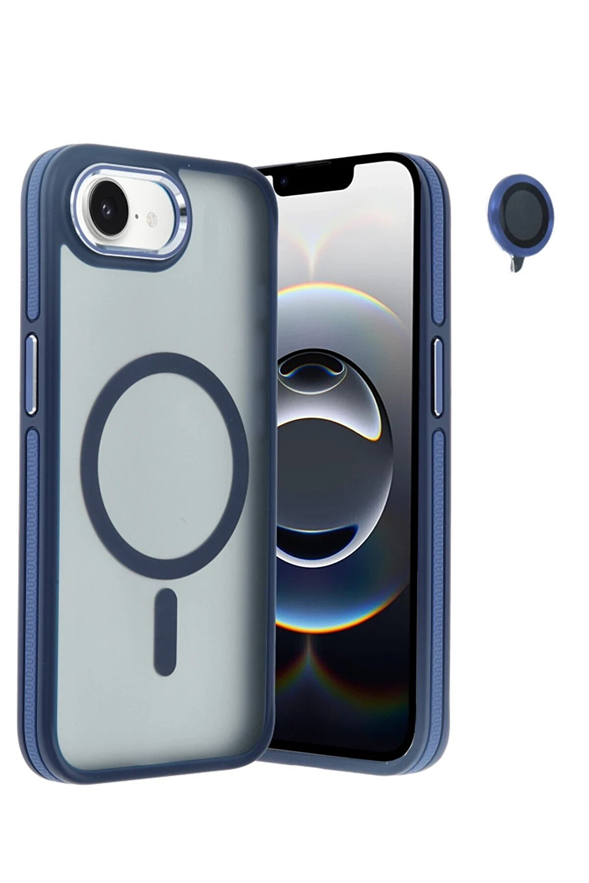 İphone 16E Wi̇nner Magsafe Kapak - Laci̇vert - Dropx3592-3058