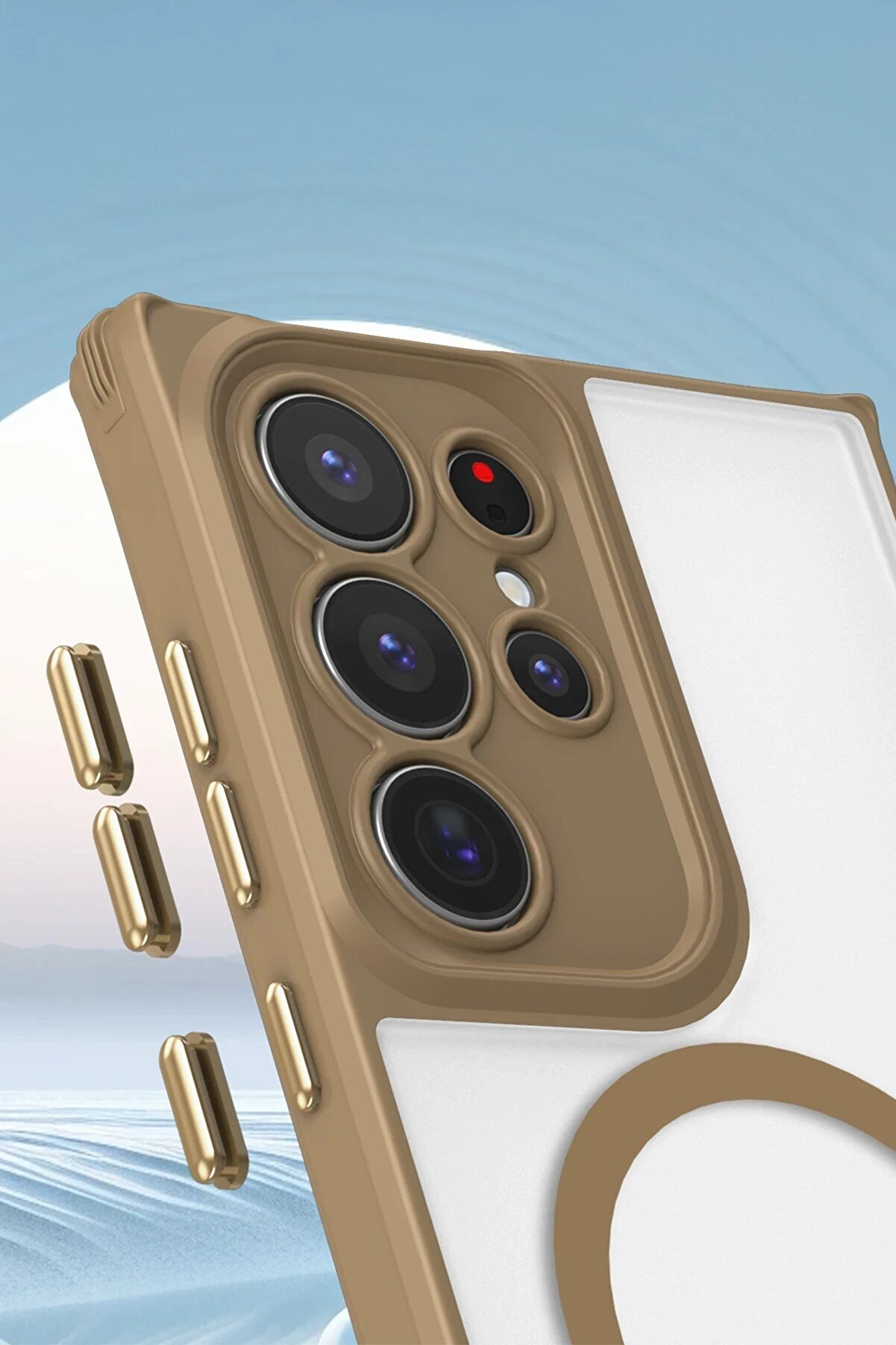 Samsung Galaxy S24 Ultra Kılıf Enka Magsafe Si̇li̇kon Kılıf - Laci̇vert - Dropx1970-9717