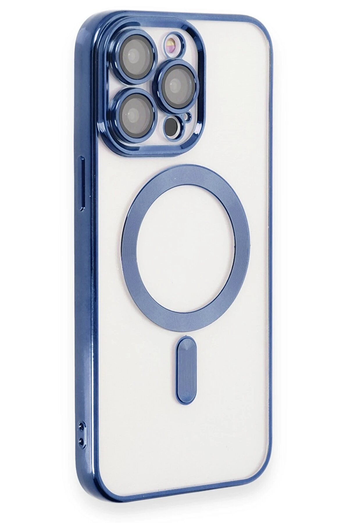 İphone 15 Pro Kılıf Kross Magneti̇csafe Kapak - Laci̇vert - Dropx7727-5654