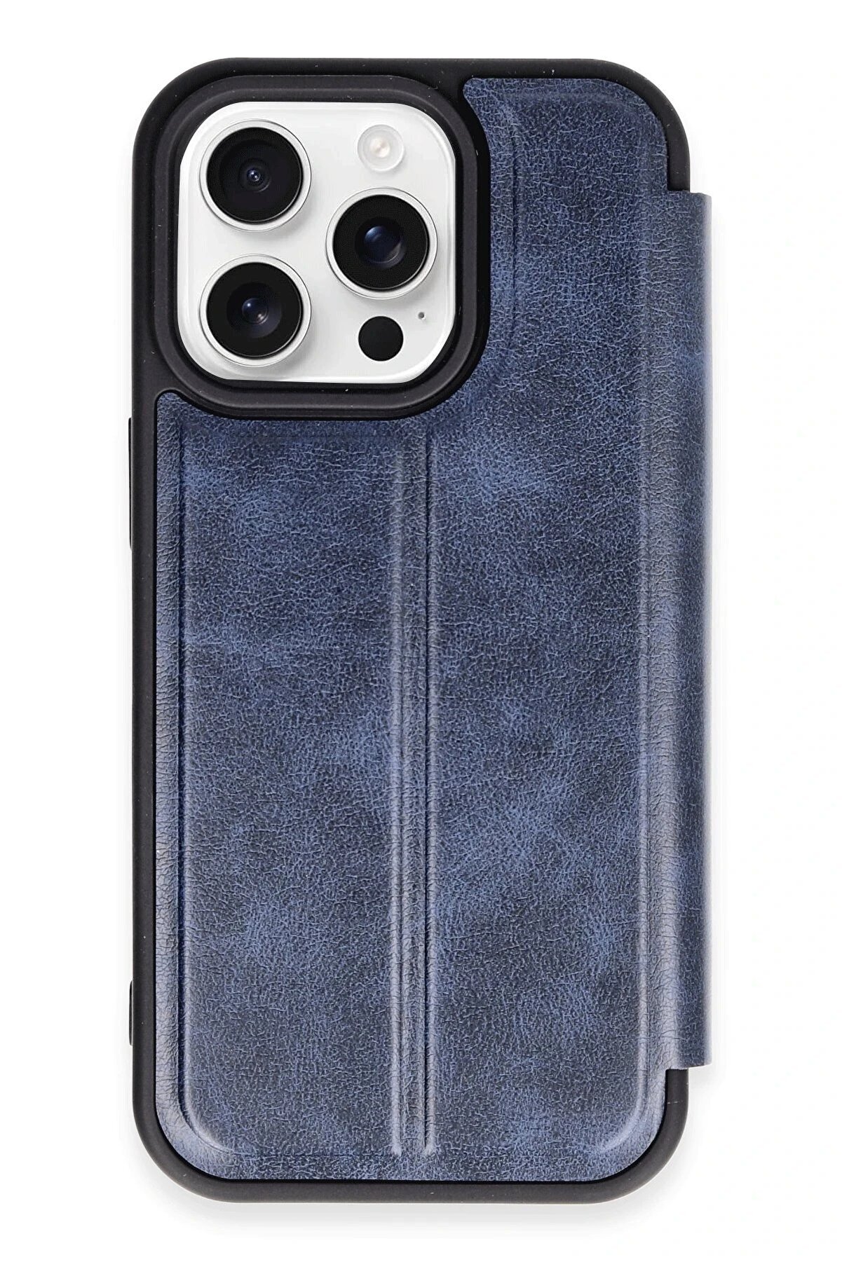 CepteToptan iPhone 14 Pro Kılıf Flip Cover - Lacivert - DROPX8914-9010