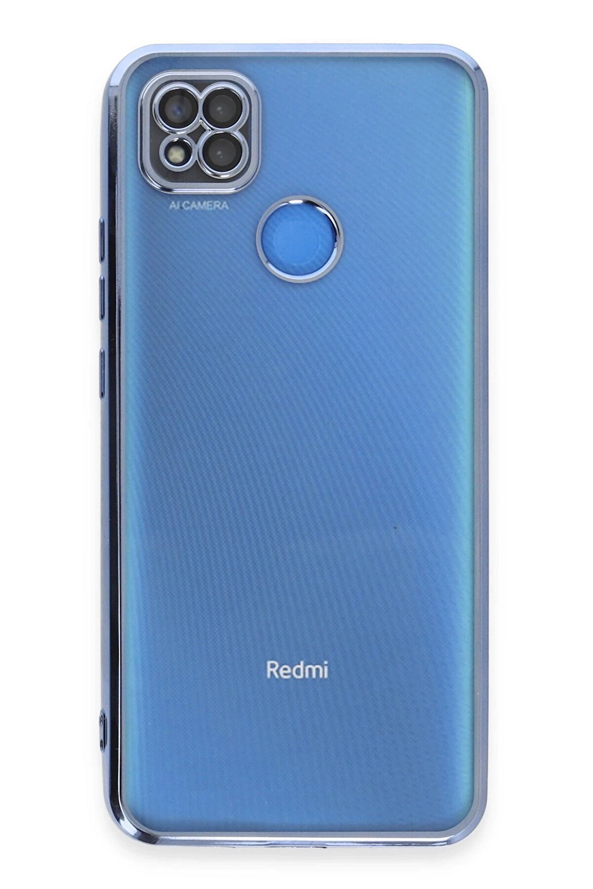 Xi̇aomi̇ Redmi̇ 9C Kılıf Lensli̇ Si̇li̇kon - Açık Mavi̇ - Dropx7066-1287