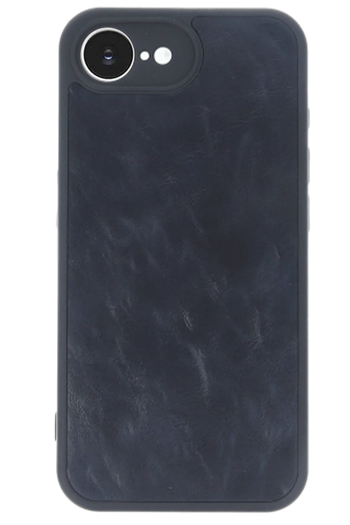 İphone 16E Kılıf Aras Deri̇ Kapak - Laci̇vert - Dropx1825-4207