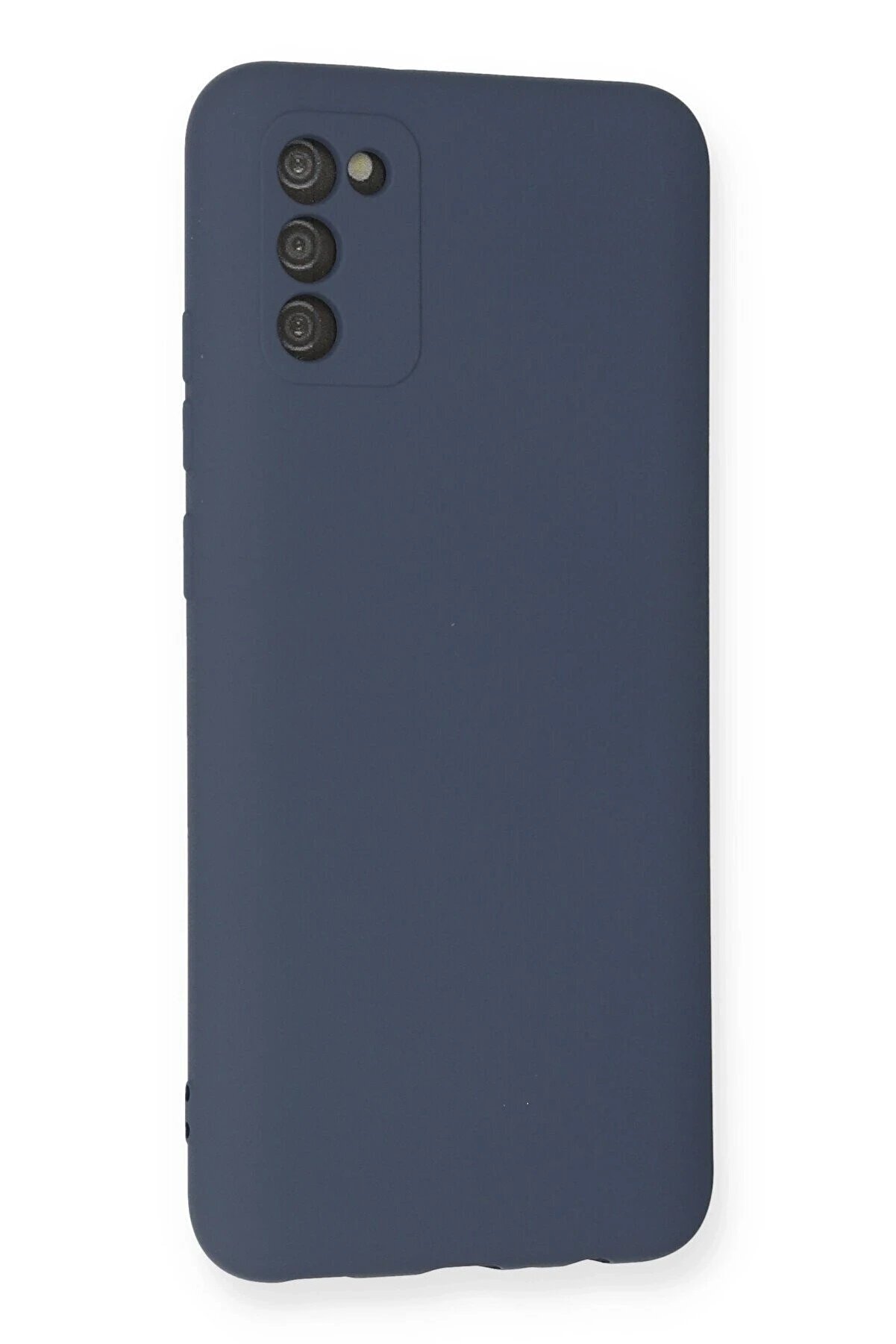 Samsung Galaxy A03S Kılıf Nano İ&ccedil;i̇ Kadi̇fe Si̇li̇kon - Gri̇ - Dropx8179-3800