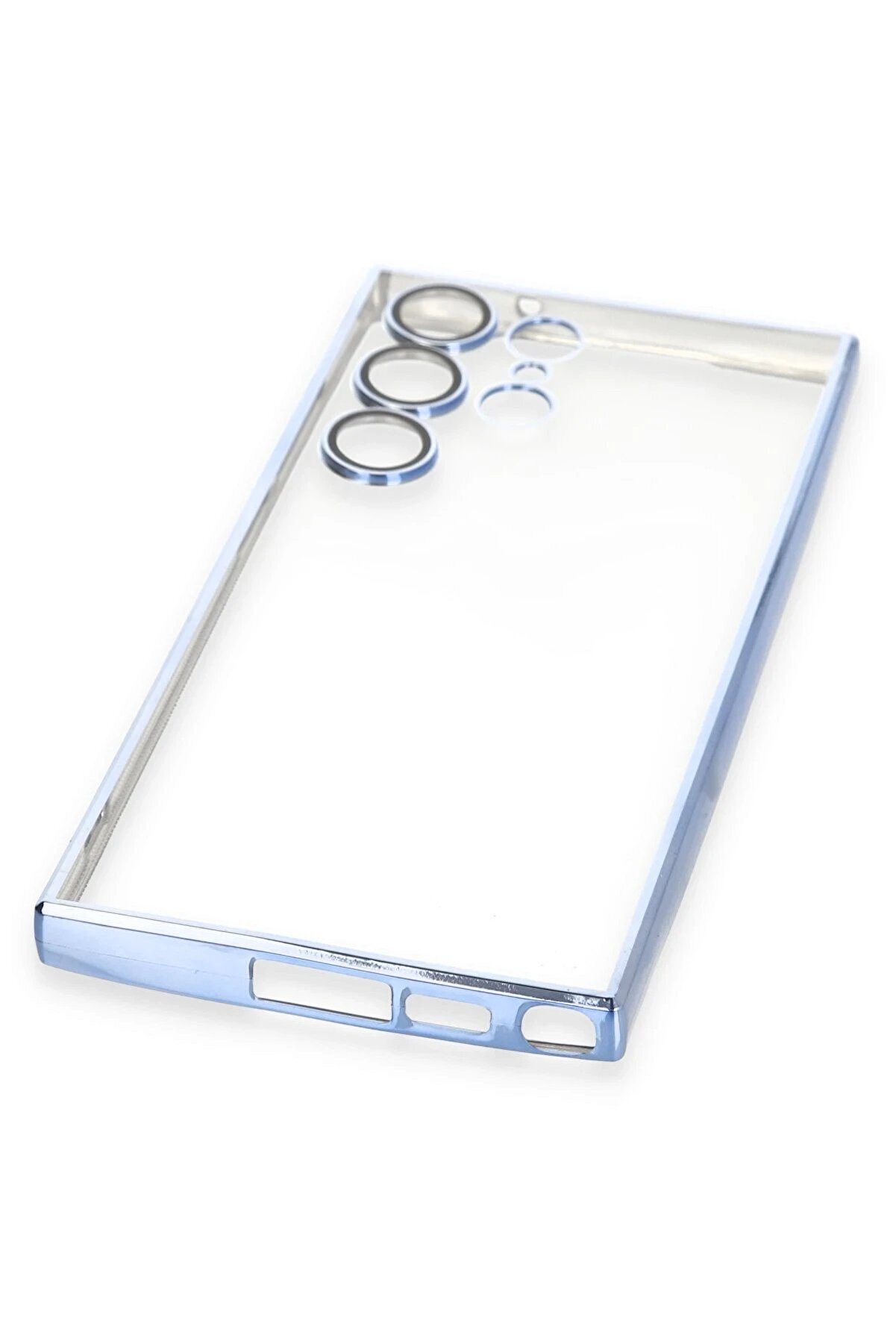 Samsung Galaxy S24 Ultra Kılıf Lensli̇ Si̇li̇kon - Gold - Dropx1960-7571