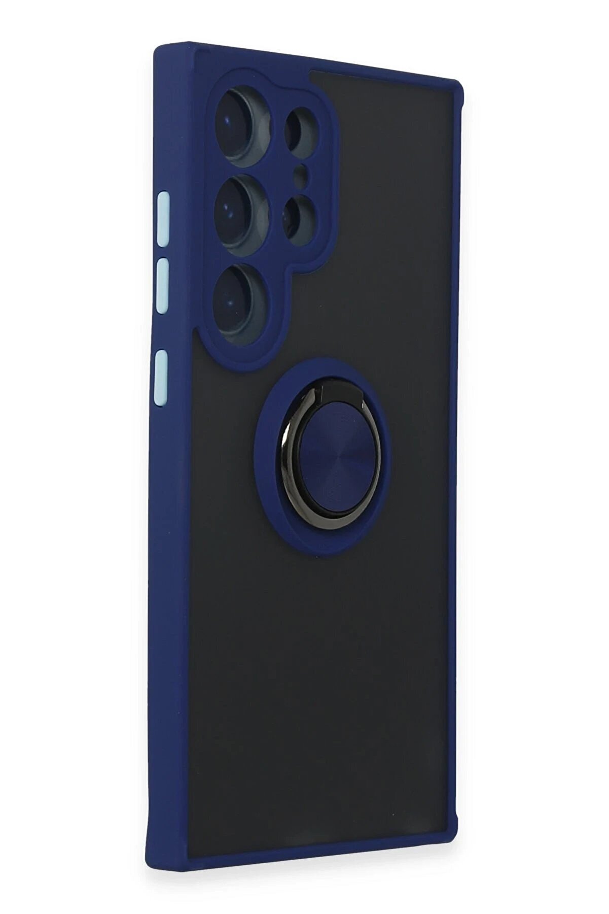 Samsung Galaxy S24 Ultra Kılıf Montreal Y&uuml;z&uuml;kl&uuml; Si̇li̇kon Kapak - Laci̇vert - Dropx9259-9743